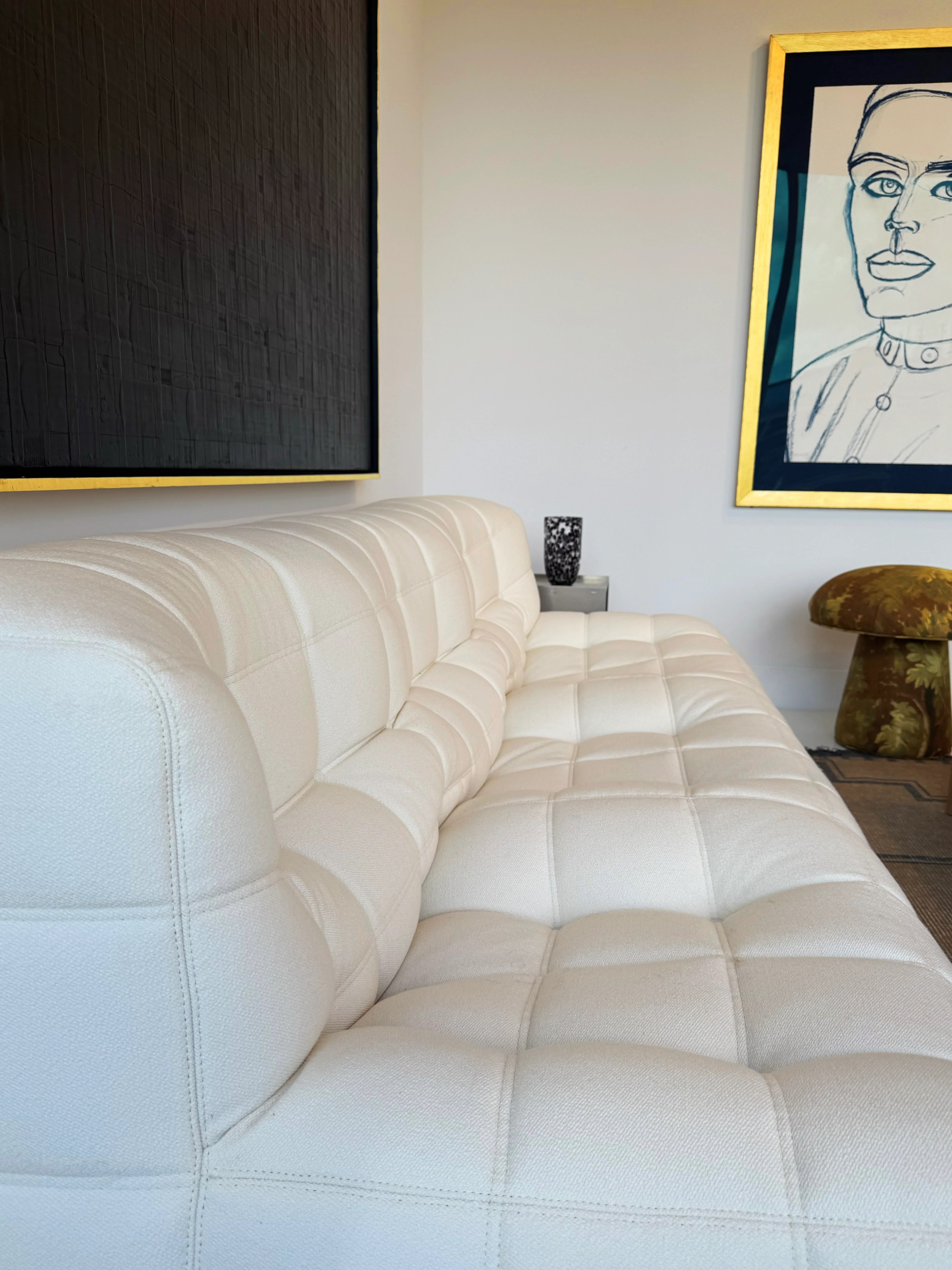 Kashima Sofa in Kvadrat Vidar, Ivory - Image 7