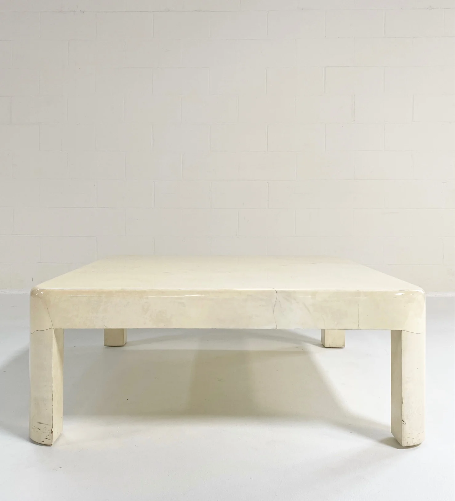 Lacquered Goatskin Coffee Table - Image 2