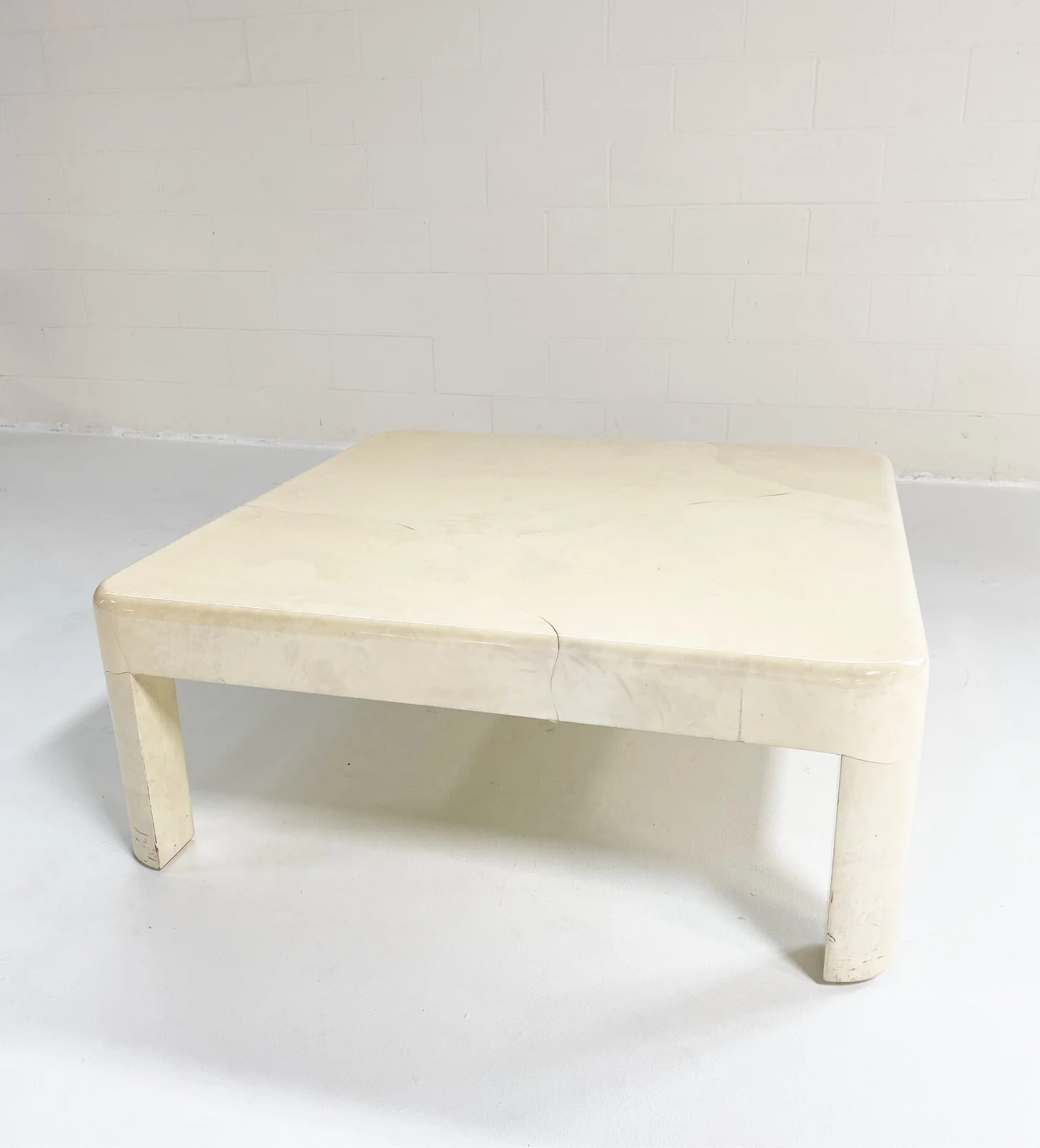 Lacquered Goatskin Coffee Table - Image 3