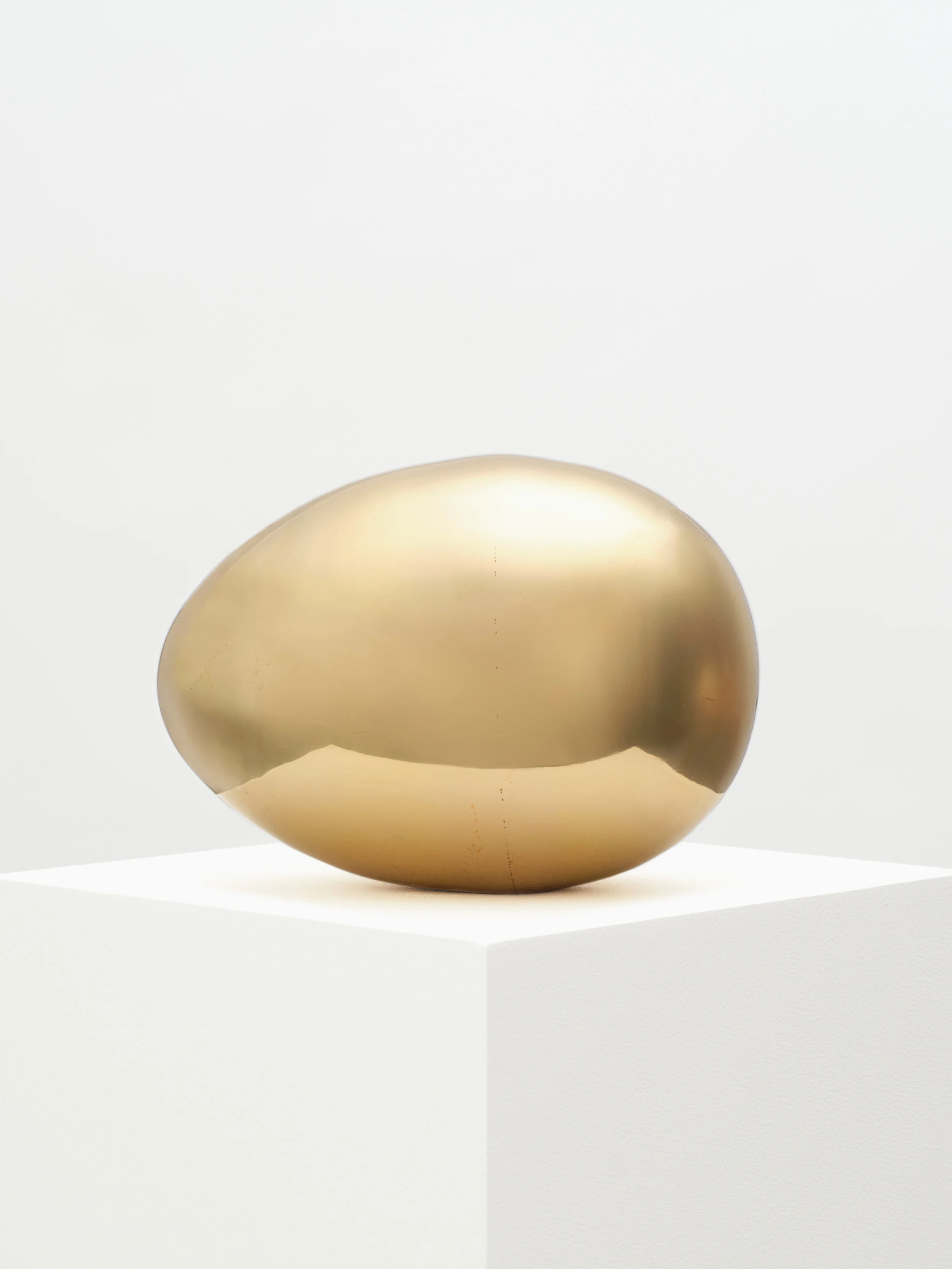 Large Brass Egg Sculpture