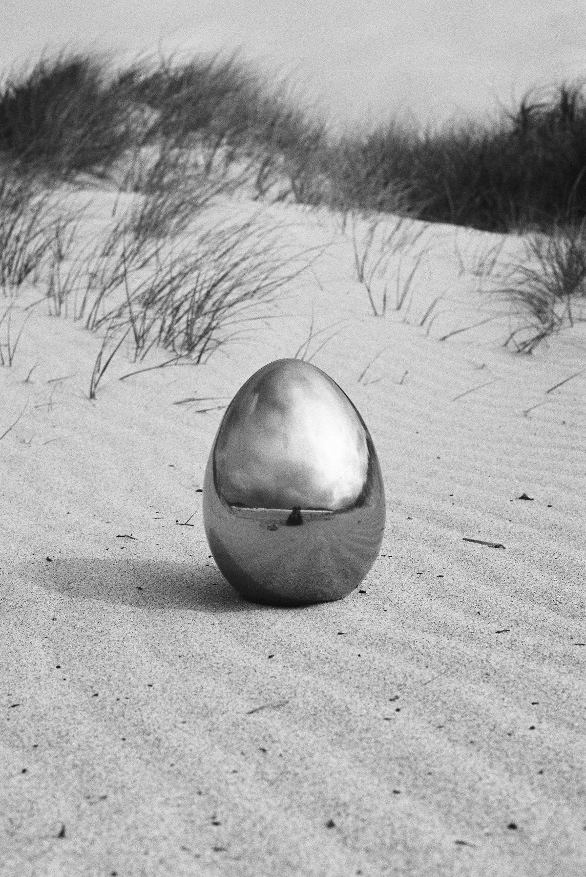 Large Brass Egg Sculpture - Image 10