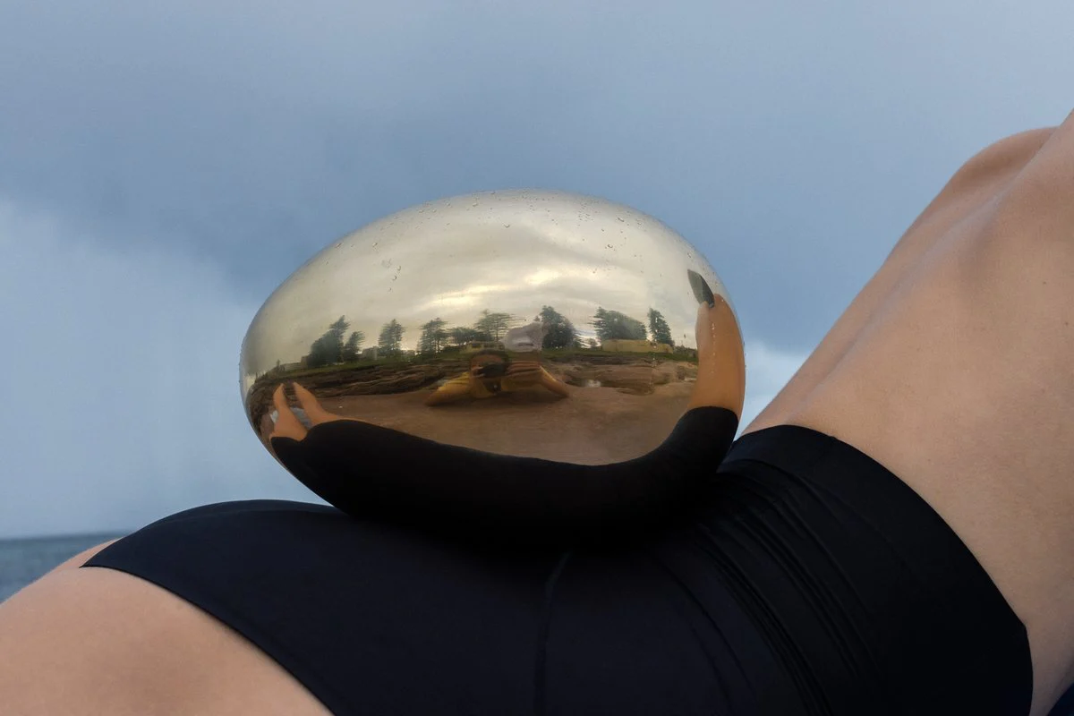 Large Brass Egg Sculpture - Image 15