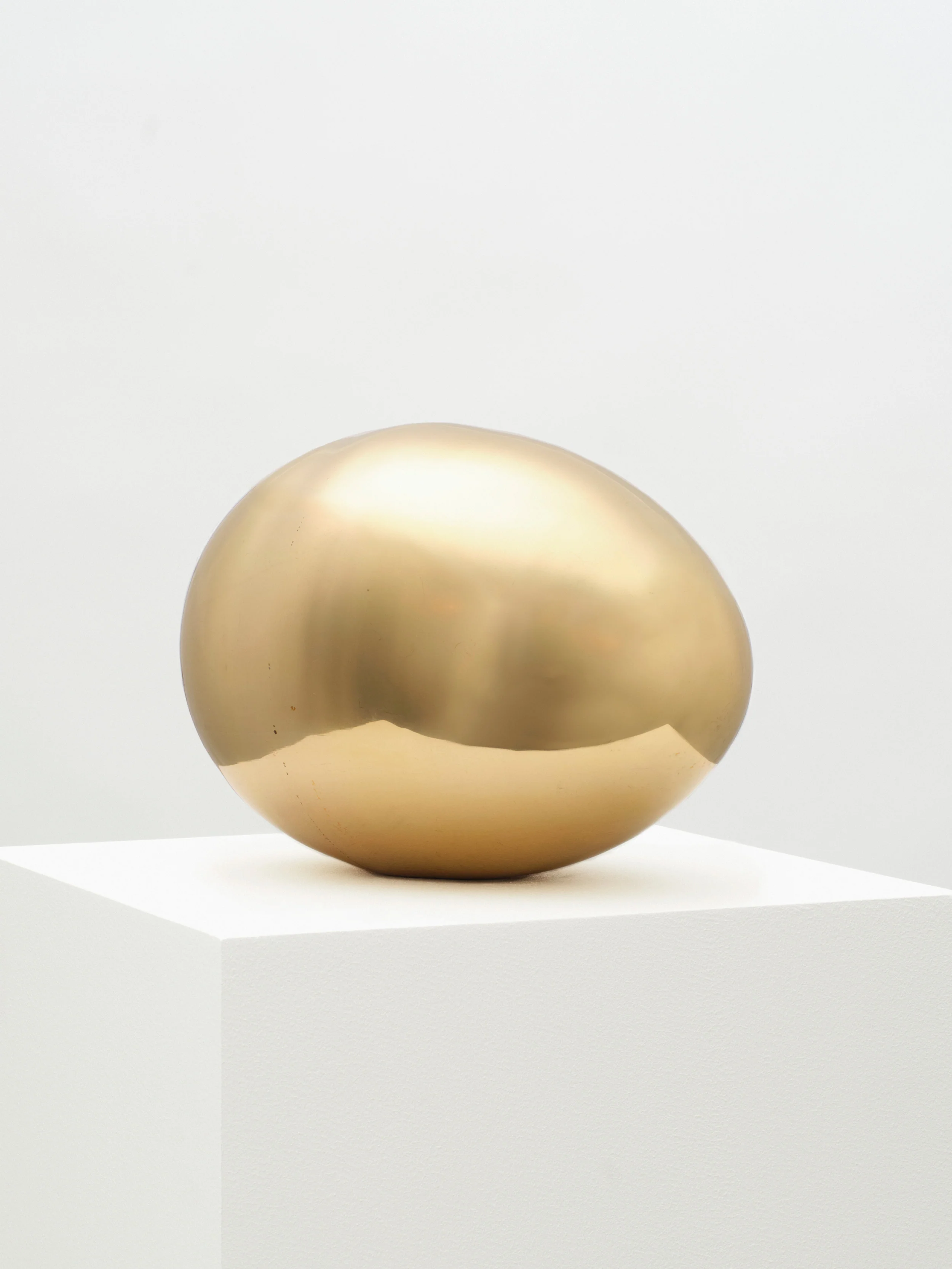 Large Brass Egg Sculpture - Image 2