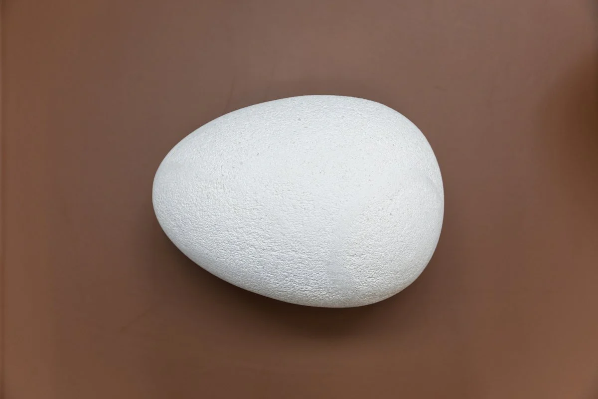 Large Limestone Egg Sculpture - Image 14