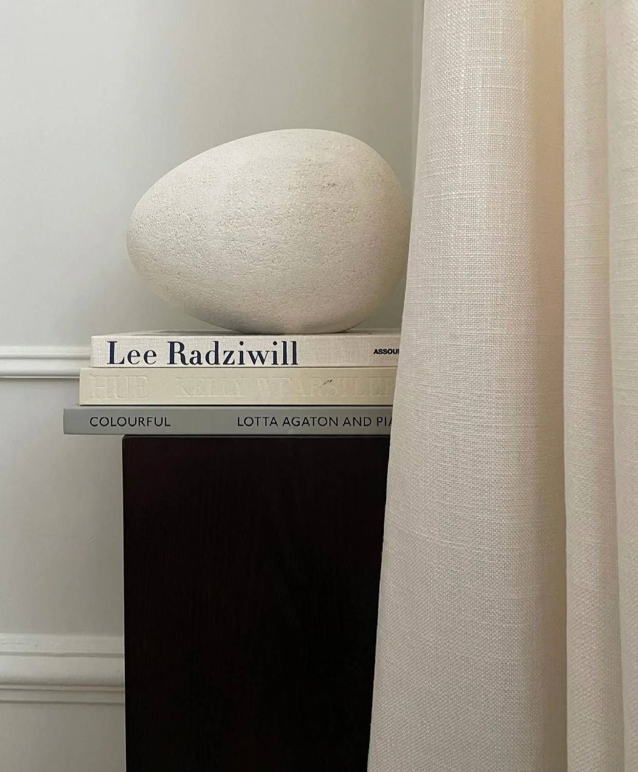 Large Limestone Egg Sculpture - Image 17