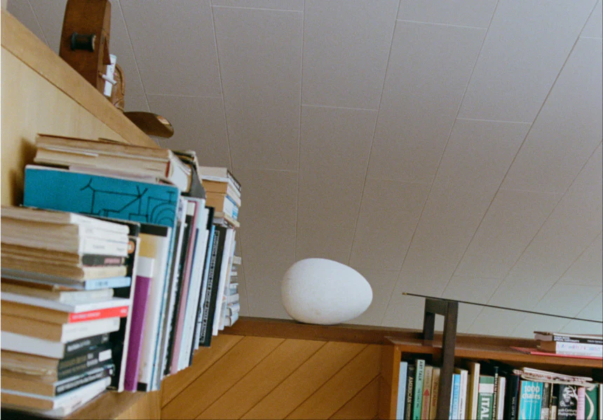 Large Limestone Egg Sculpture - Image 24