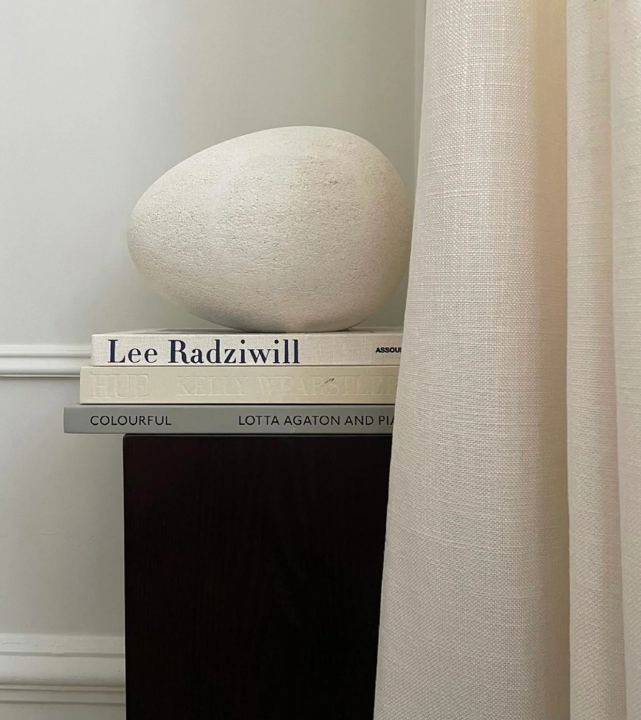 Large Limestone Egg Sculpture - Image 6