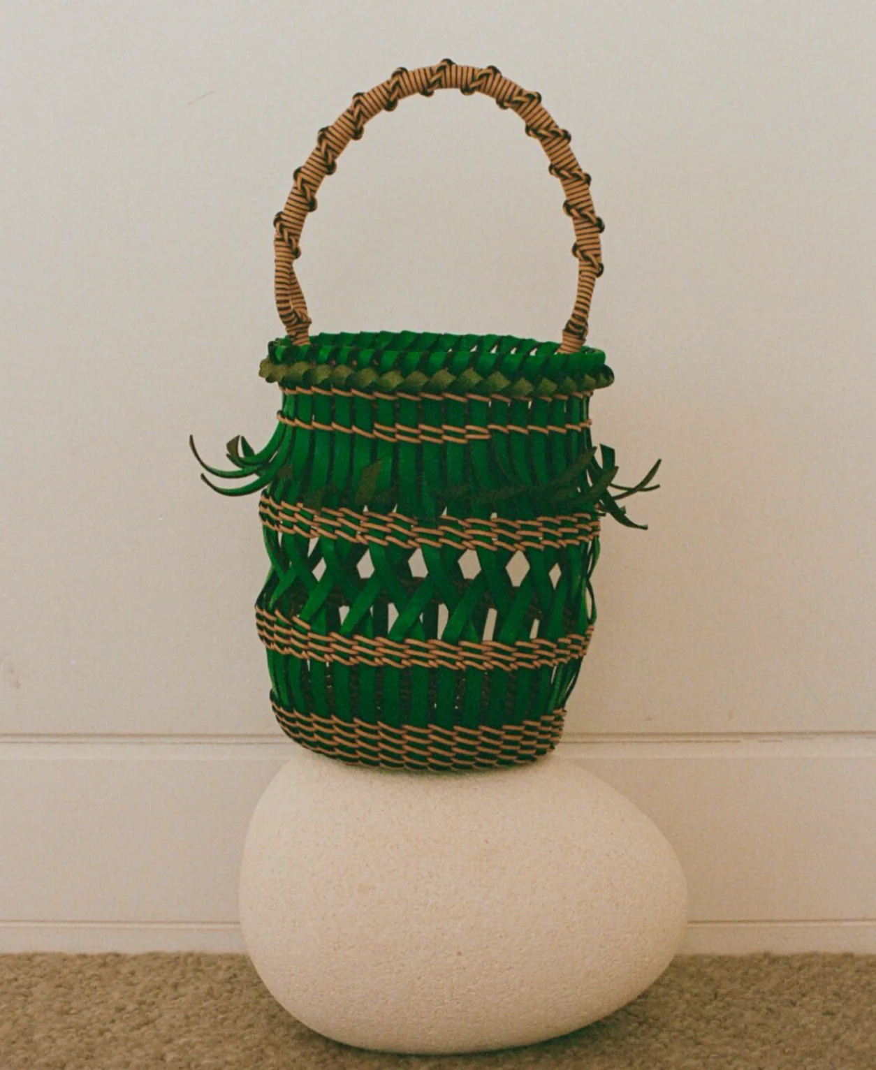 Large Limestone Egg Sculpture - Image 9