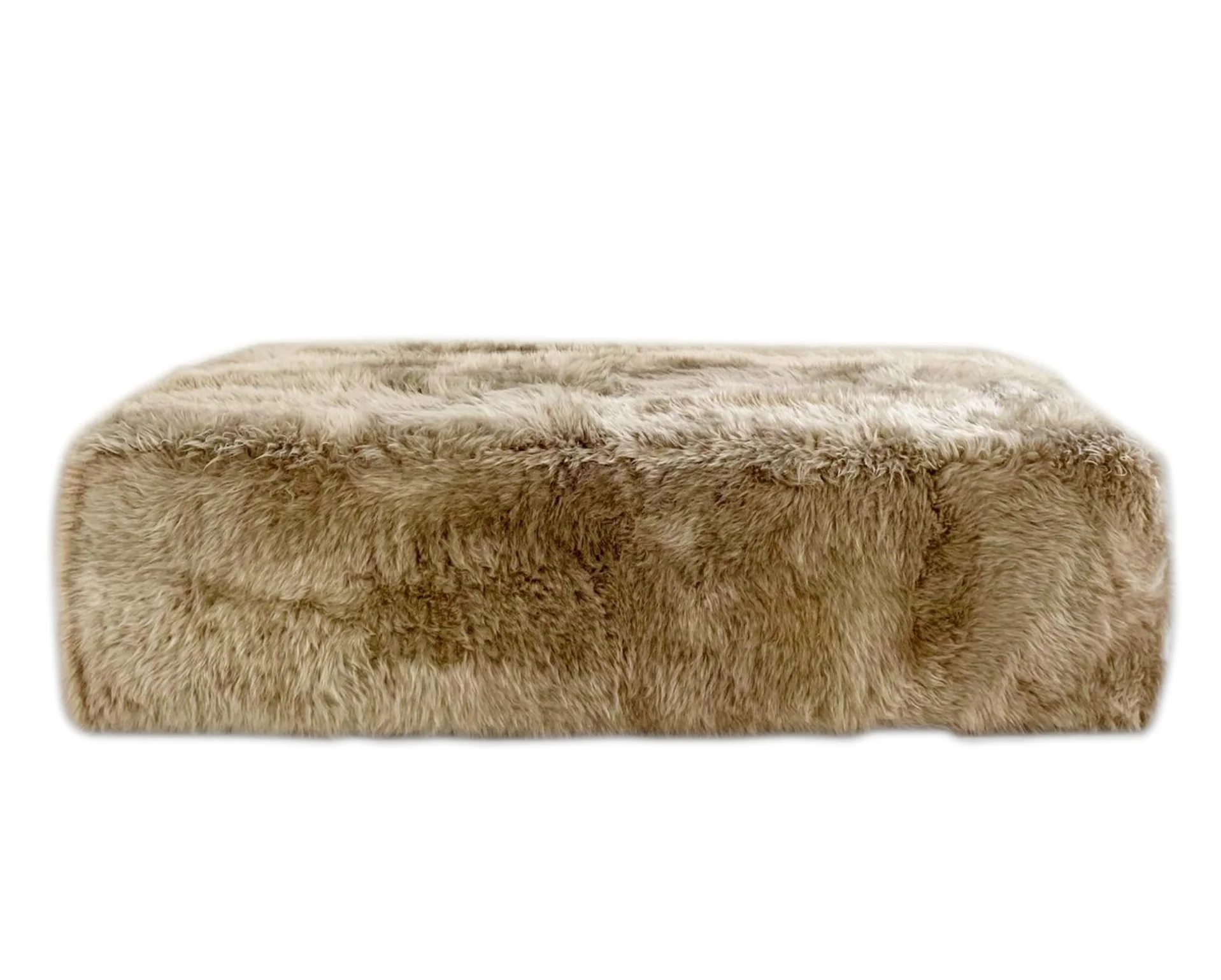 The Forsyth Large Ottoman in Sheepskin - Image 6