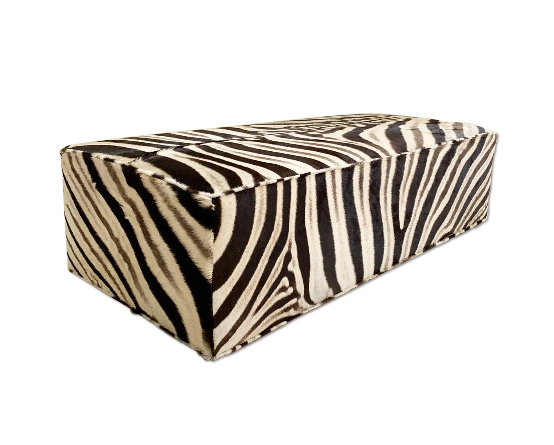 The Forsyth Ottoman in Zebra - Image 8