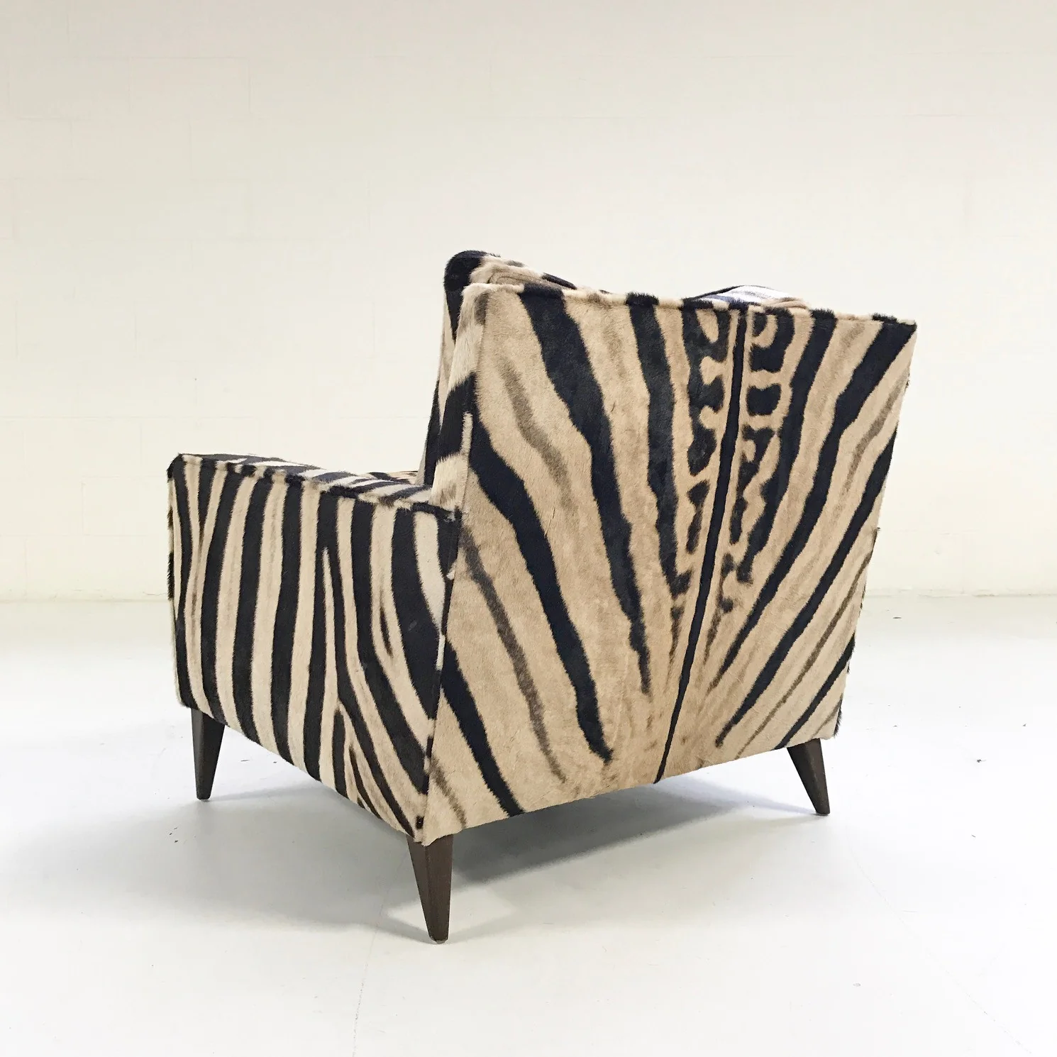 Lounge Chair in Zebra Hide - Image 6