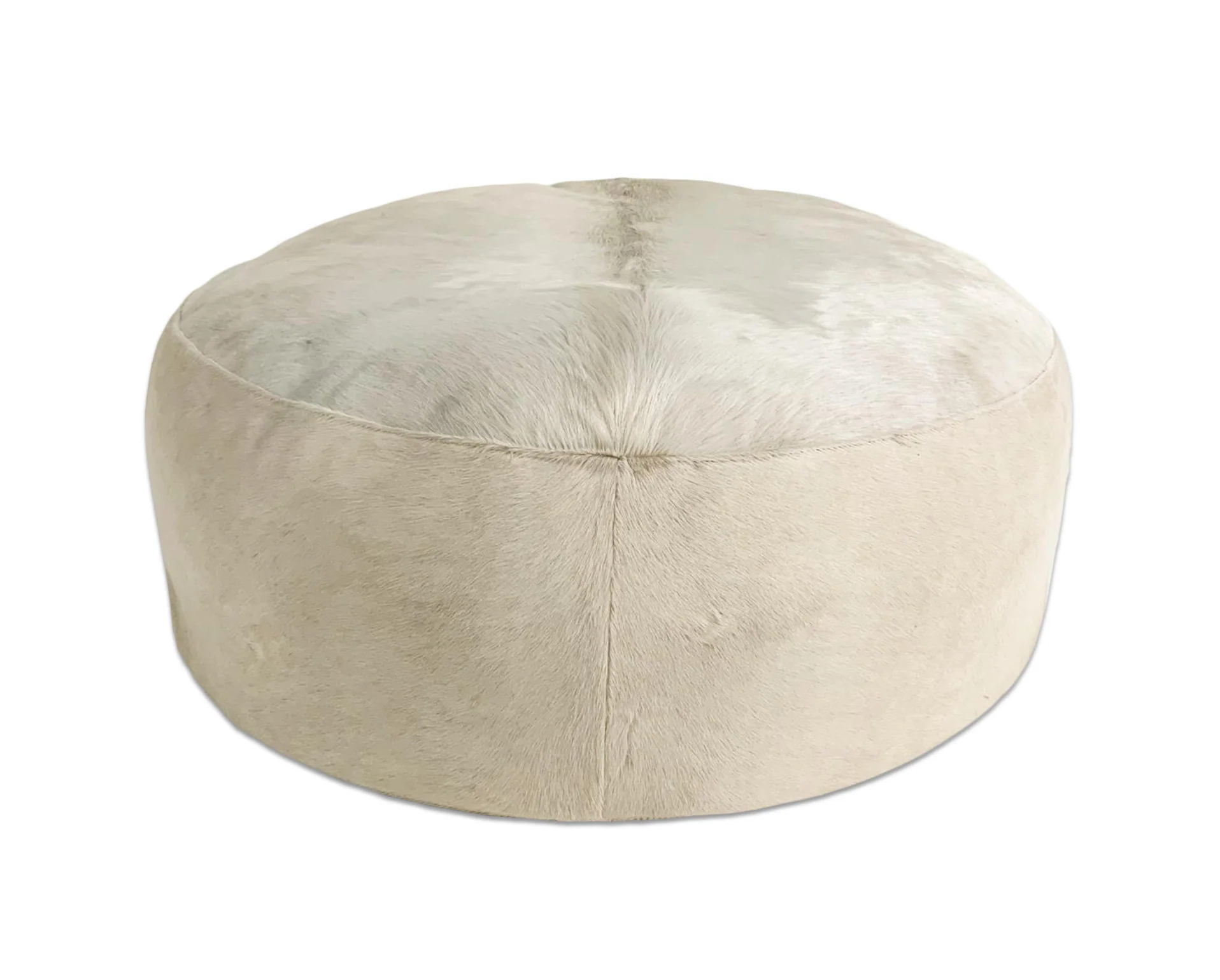 The Forsyth Cloud Ottoman in Cowhide - Image 6