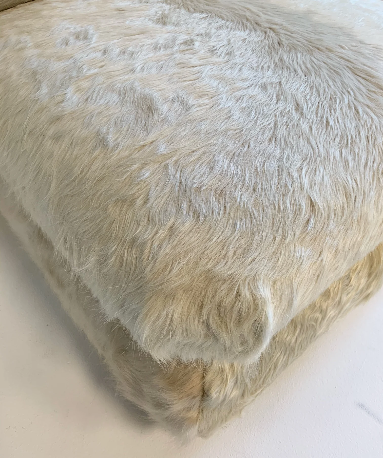 Large Slipper Chairs in Brazilian Cowhide, pair - Image 6