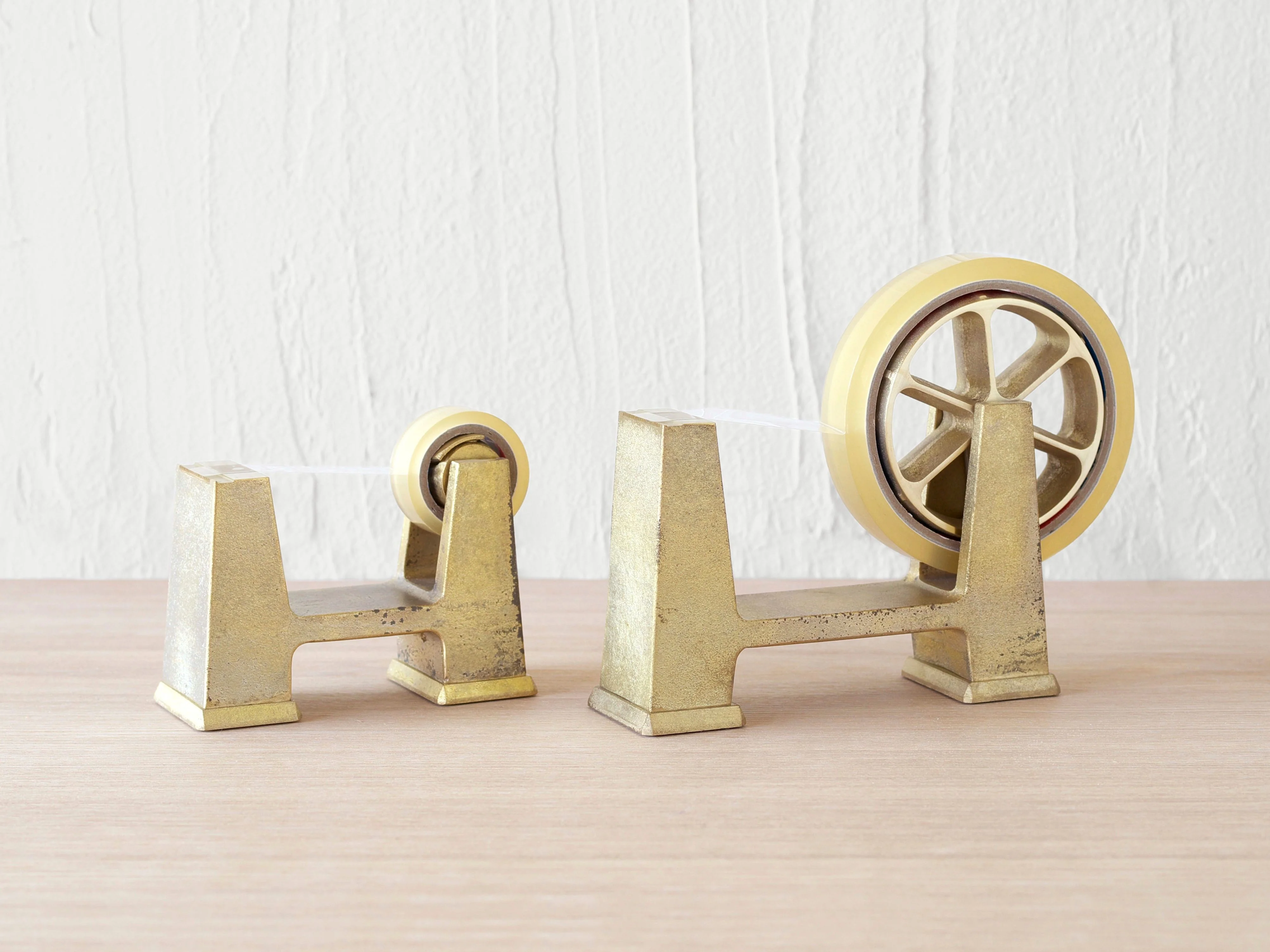 Large Brass Tape Dispenser - Image 3