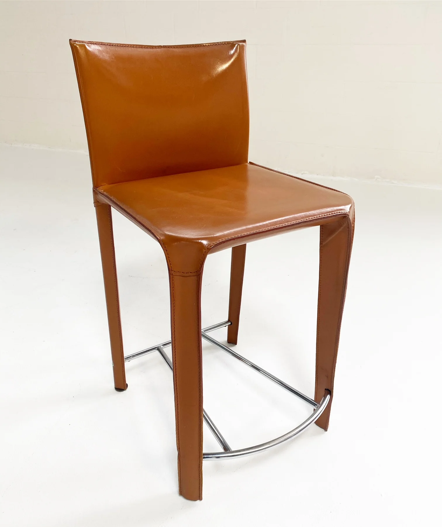 Leather Counter Stools, Set of 4 - Image 6