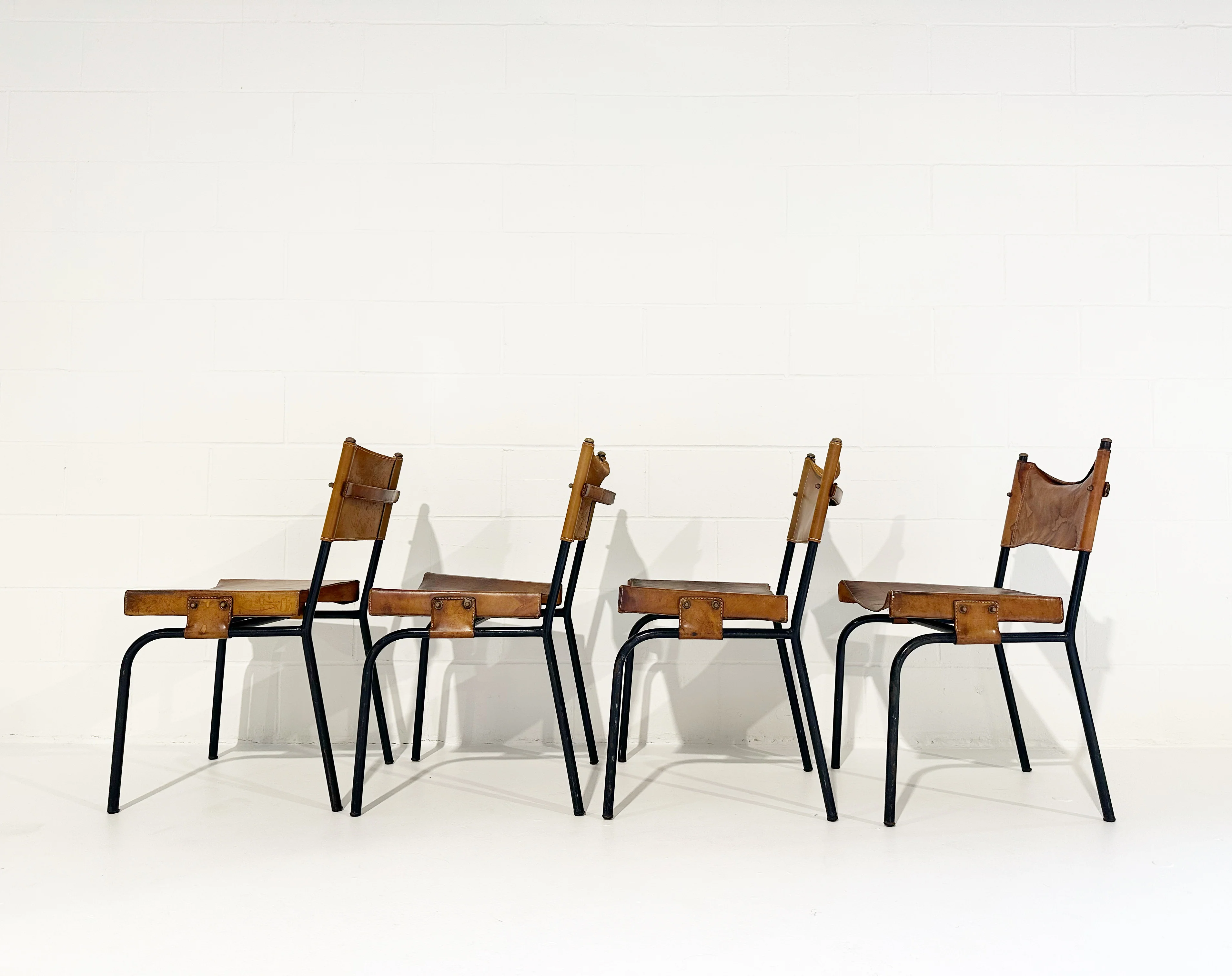Leather Side Chairs, Set of 4 - Image 12