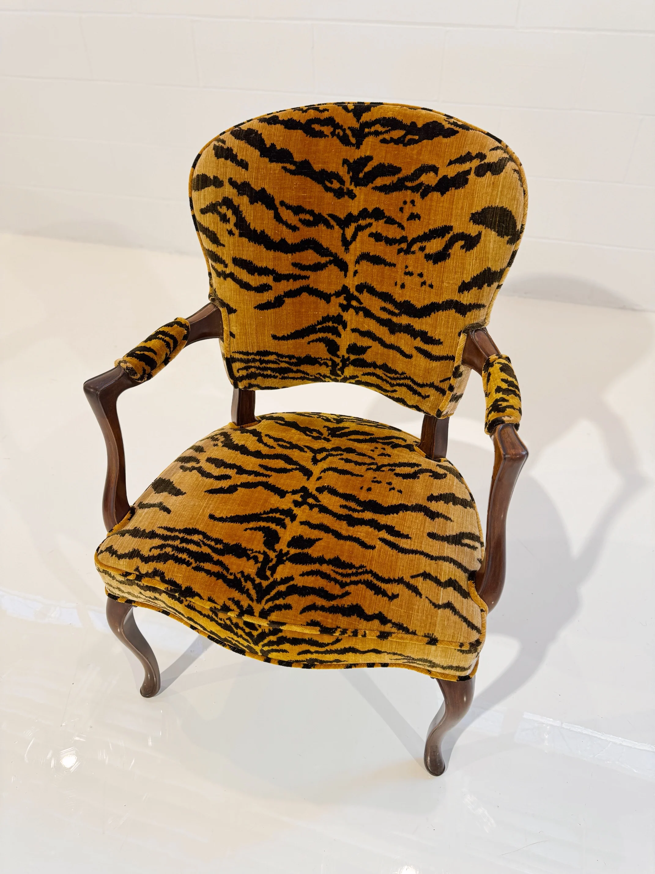 Armchair in Luigi Bevilacqua Tigre Velvet - Image 2