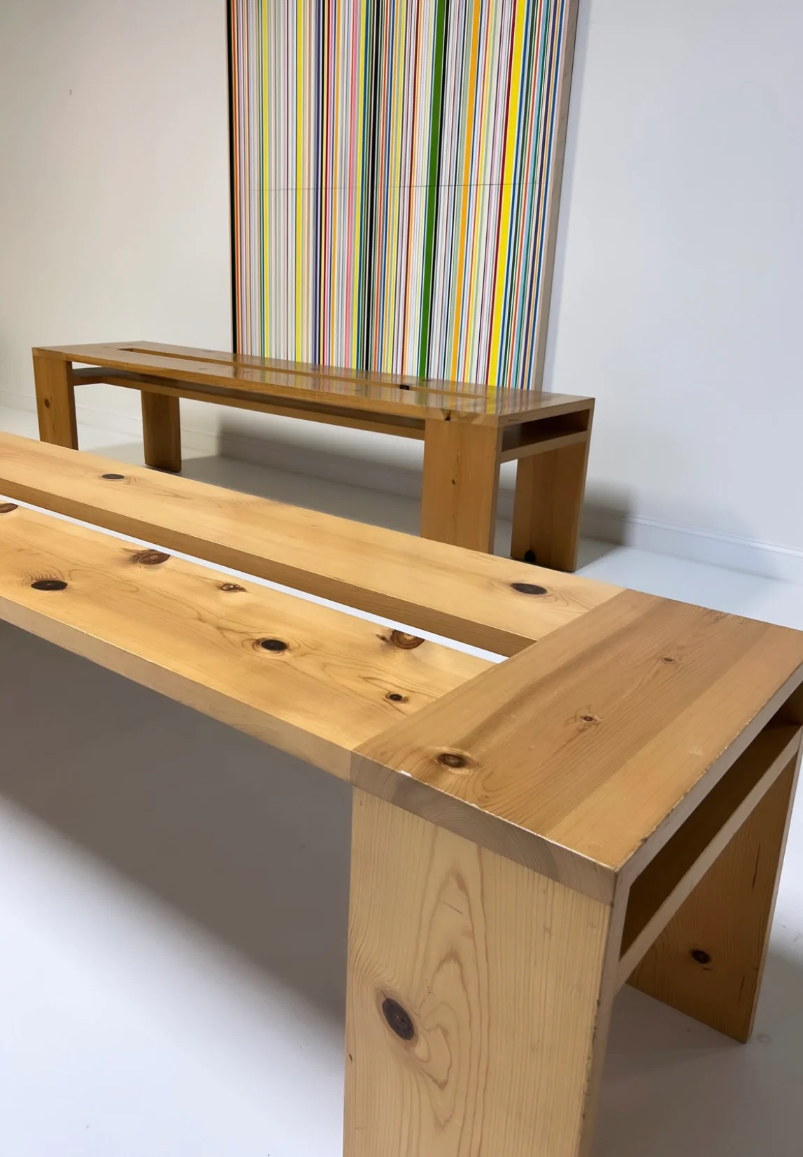 Slotted Library Tables Selected by John Pawson for the 1995 Calvin Klein Store in New York - Image 20