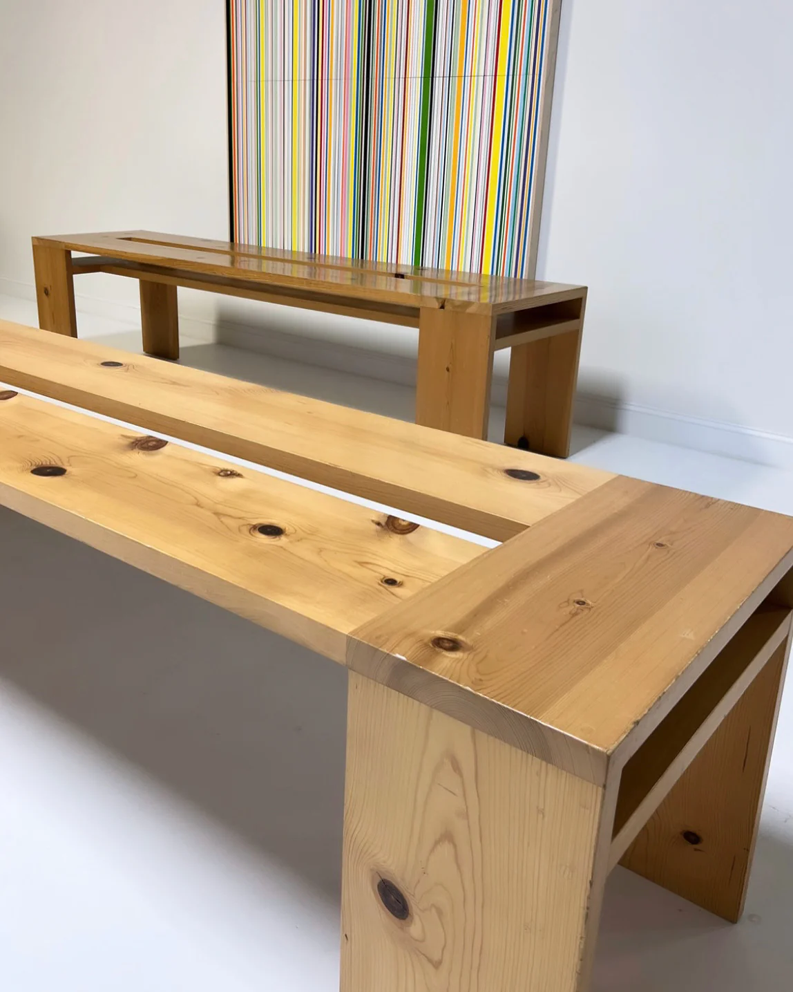 Slotted Library Tables Selected by John Pawson for the 1995 Calvin Klein Store in New York - Image 3