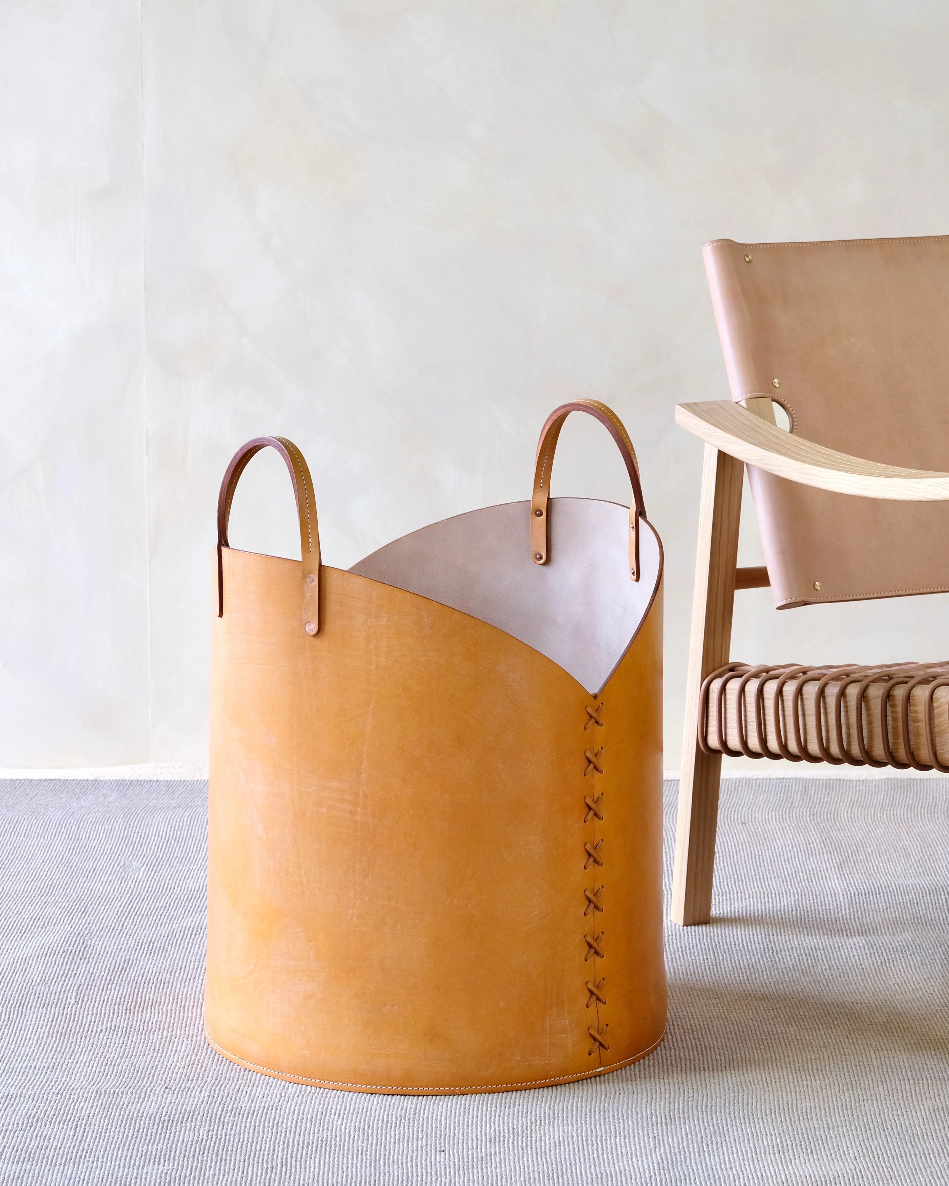 Log Basket - London Tan - Image 3