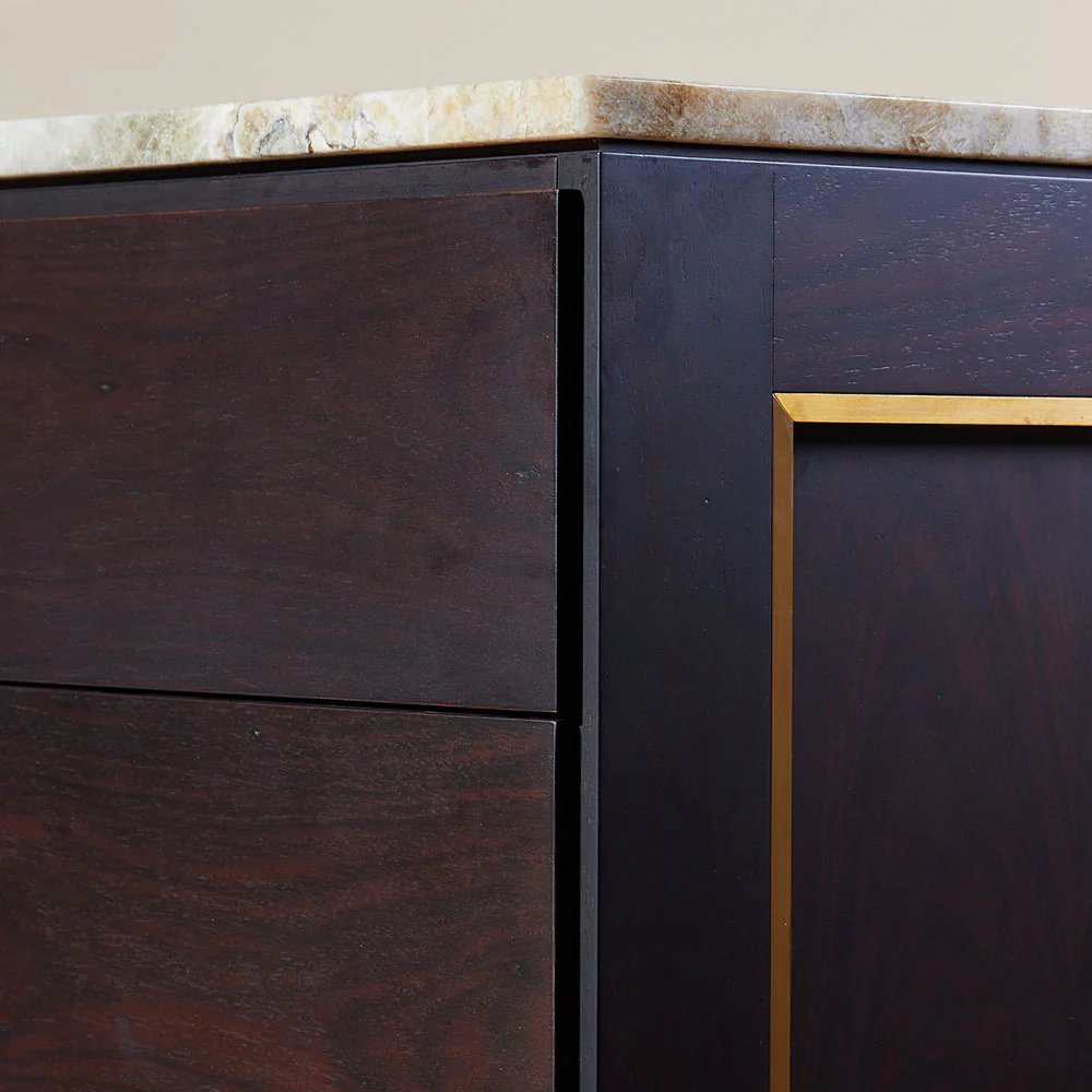 Louis Chest of Drawers - Ebony - Image 5