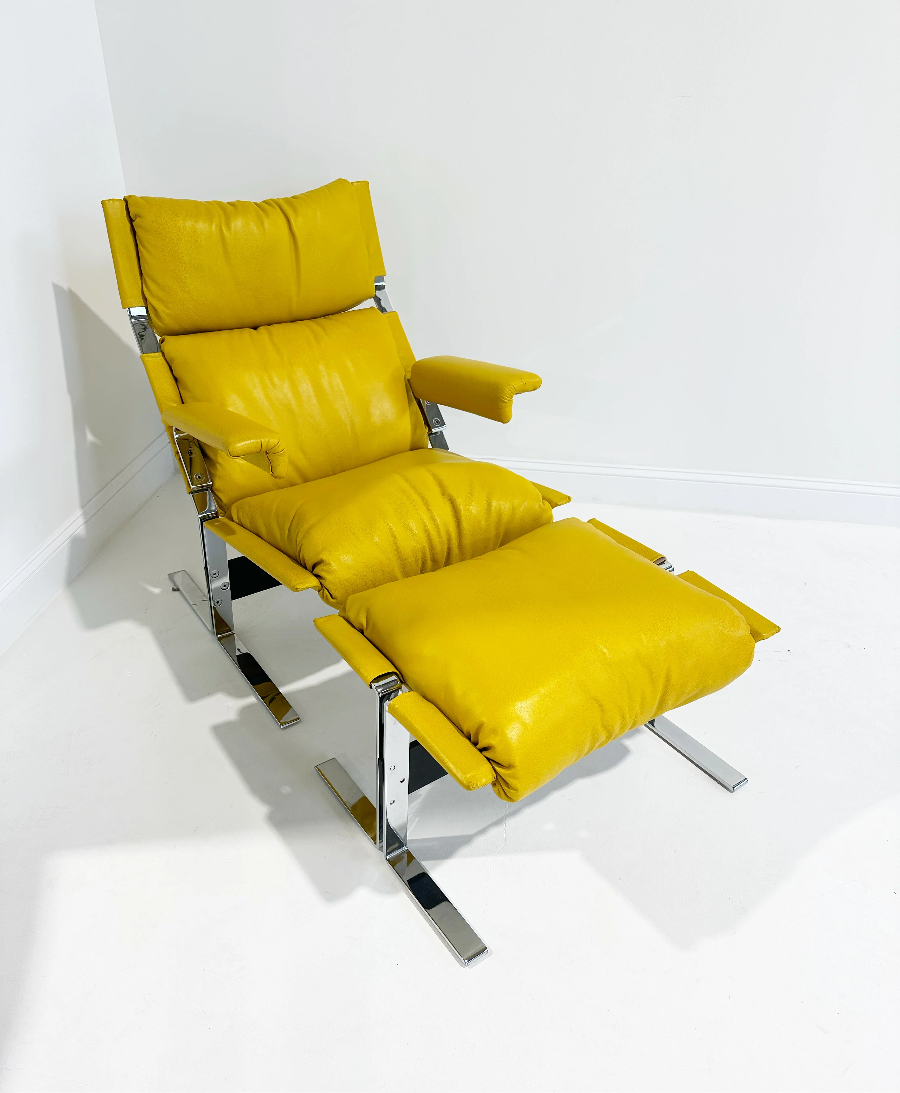 ON HOLD Lounge Chair and Ottoman - Image 4