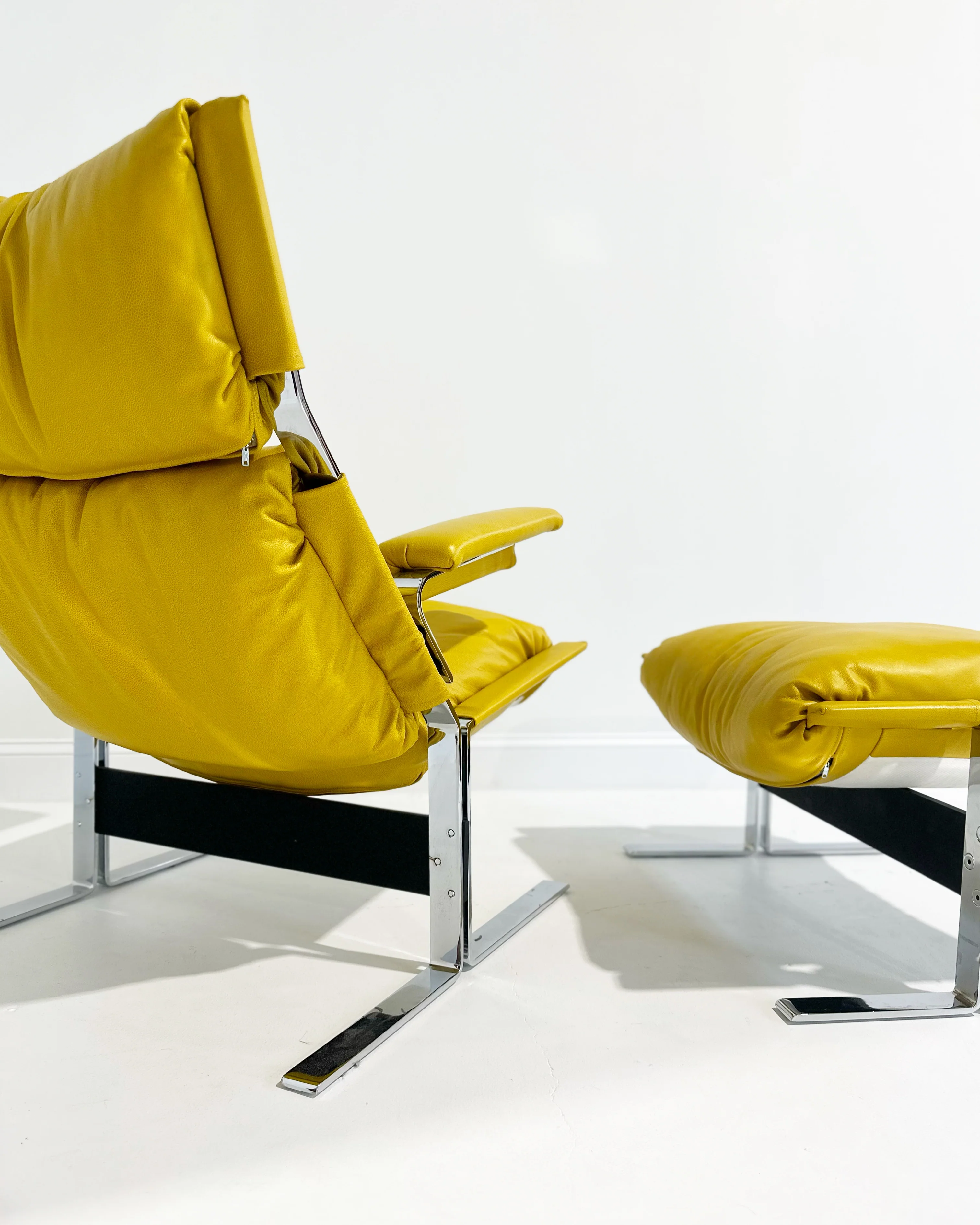 ON HOLD Lounge Chair and Ottoman - Image 5
