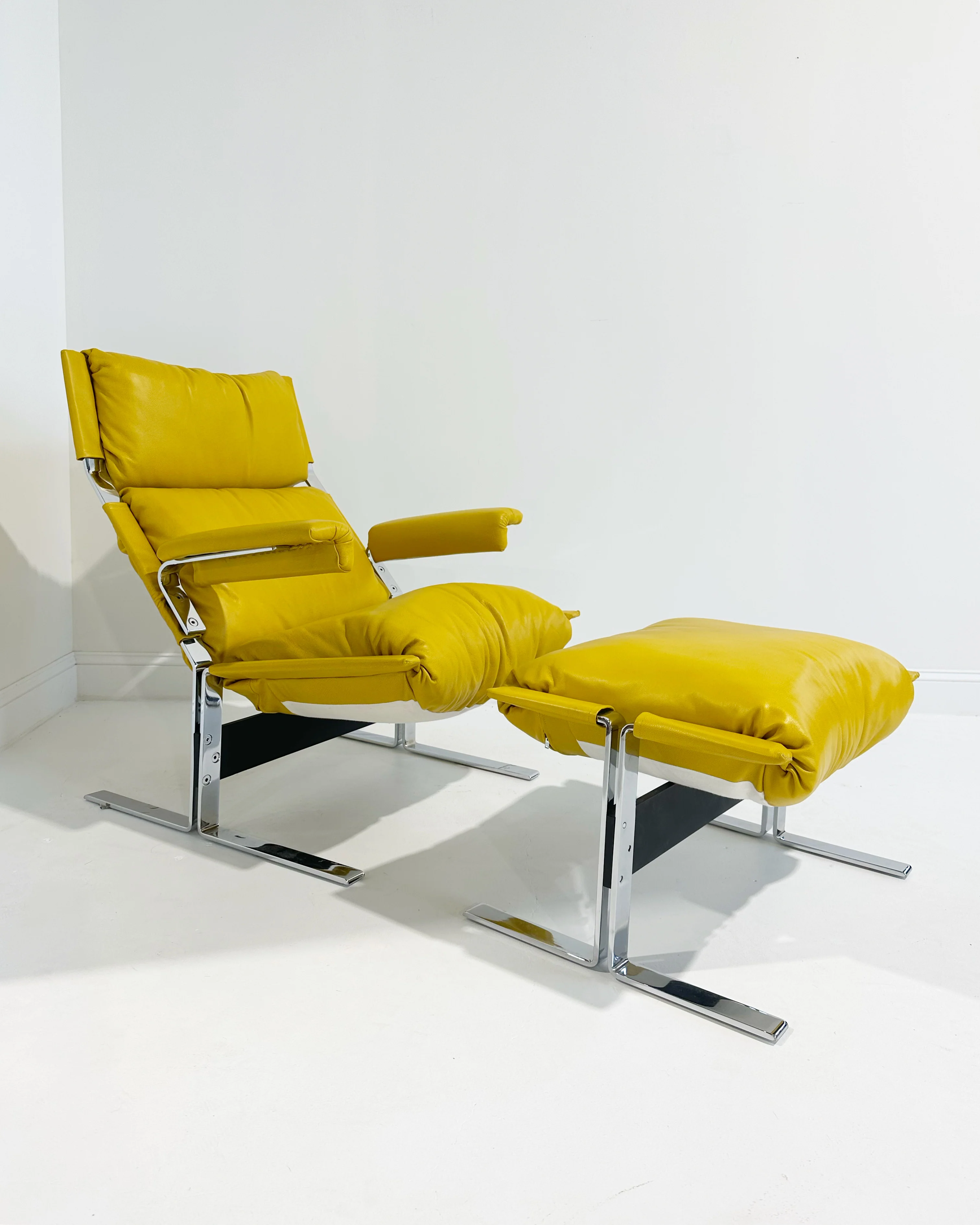 ON HOLD Lounge Chair and Ottoman - Image 6
