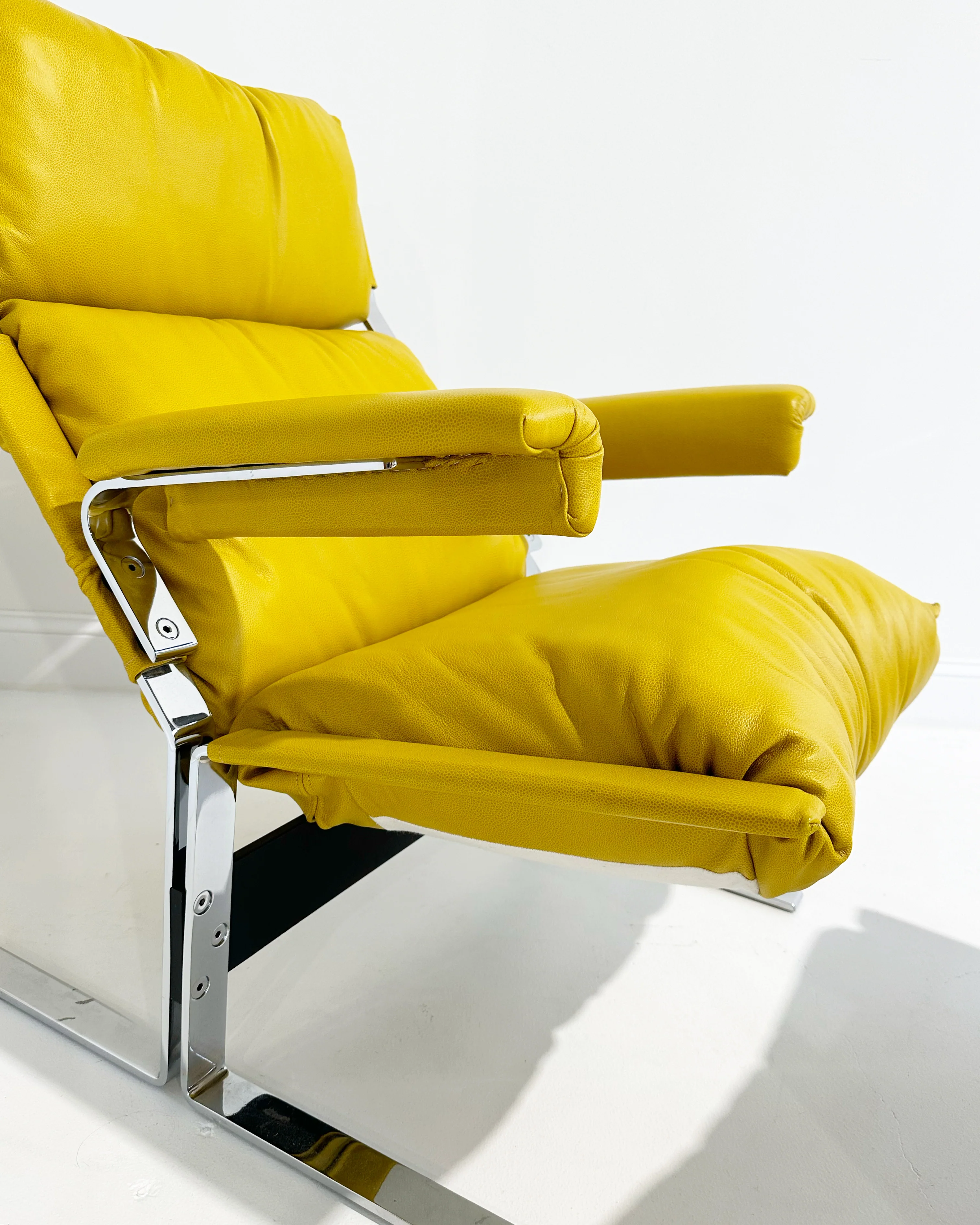 ON HOLD Lounge Chair and Ottoman - Image 7