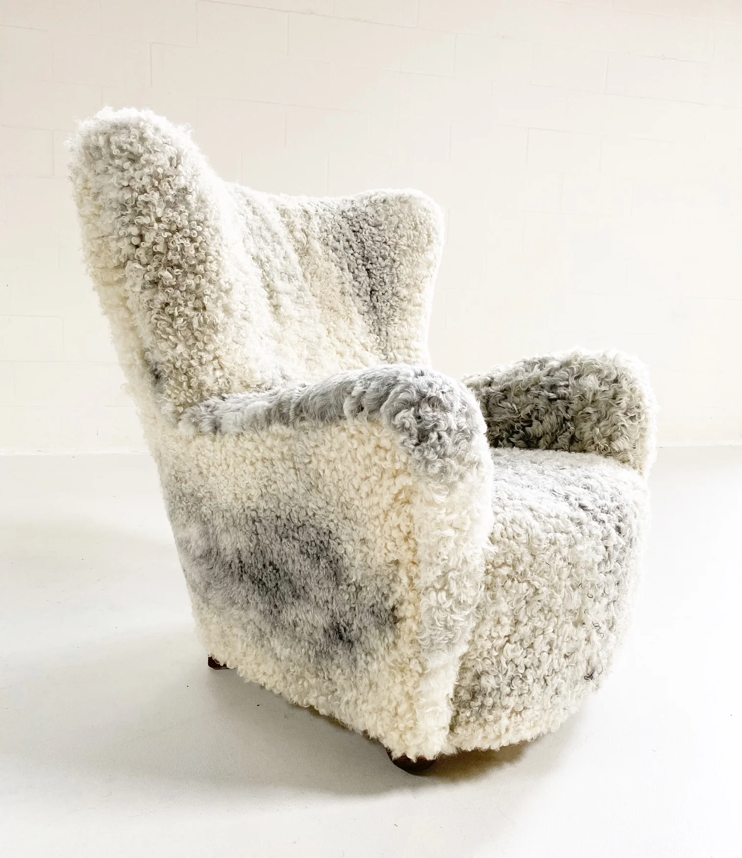 Lounge Chair in Gotland Sheepskin - Image 4
