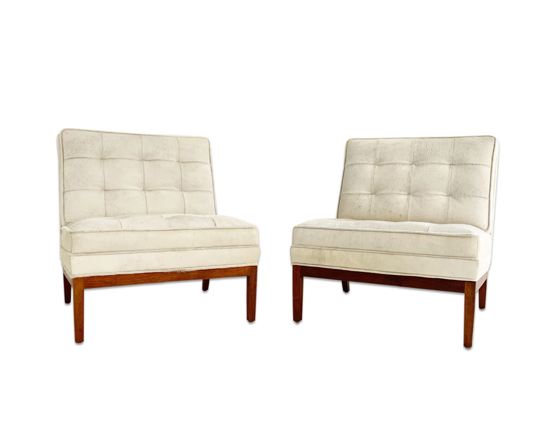 Lounge Chairs in Brazilian Cowhide, pair - Image 8