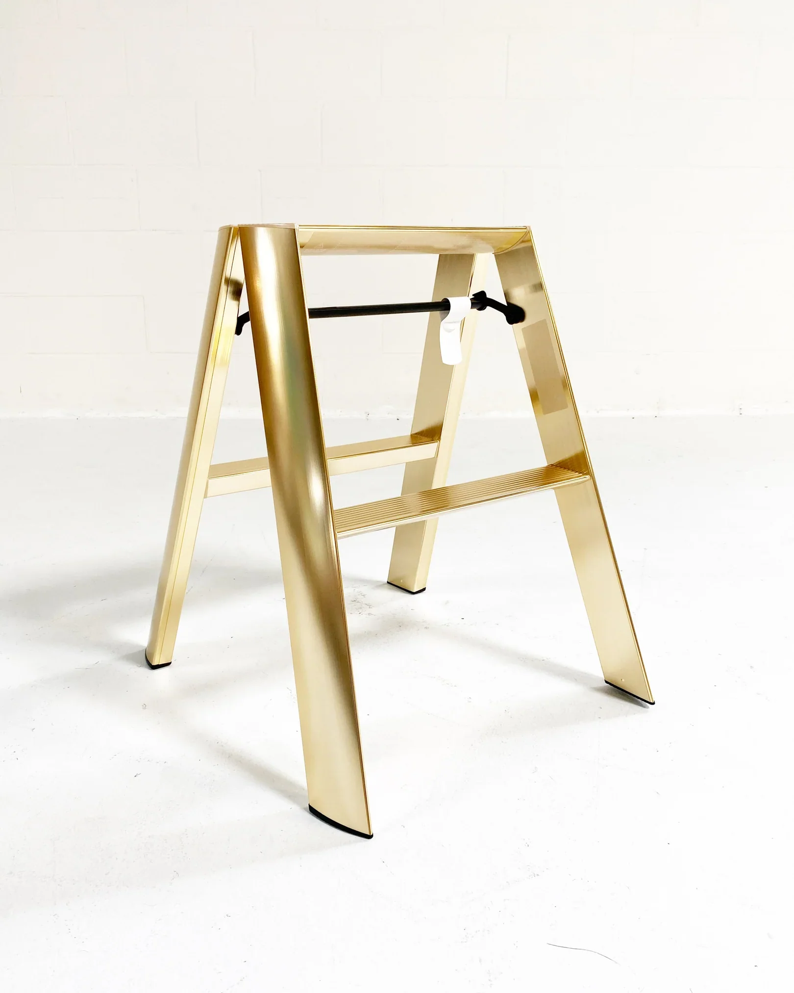 Lucano 2-Step Ladder, Gold - Image 4