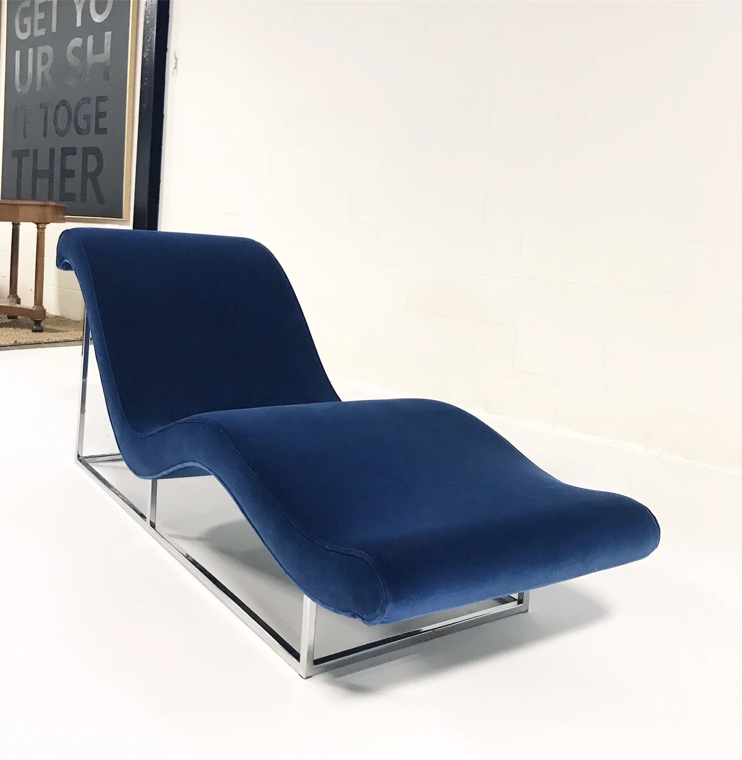Chaise Lounge in Loro Piana Velvet - Image 12