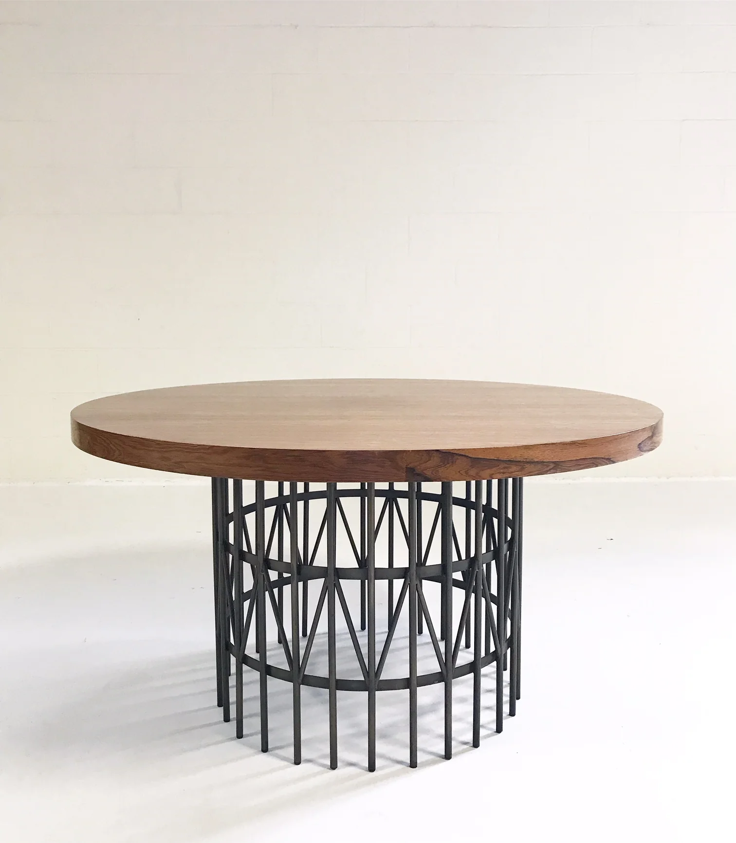 Rosewood and Brass Coffee or Cocktail Table