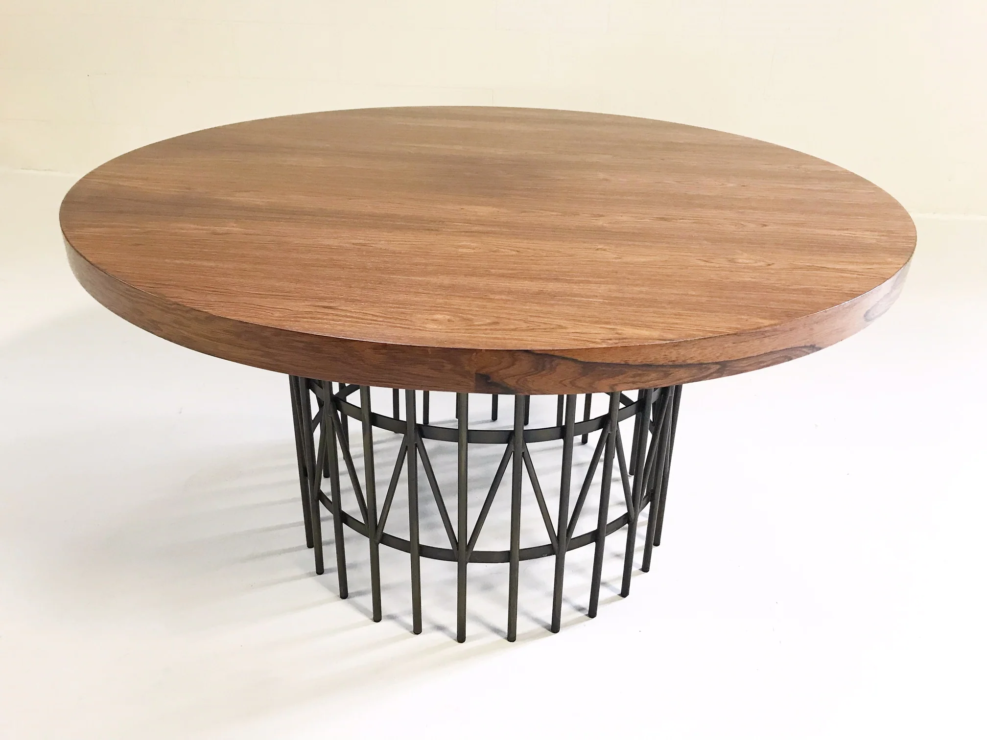Rosewood and Brass Coffee or Cocktail Table - Image 3