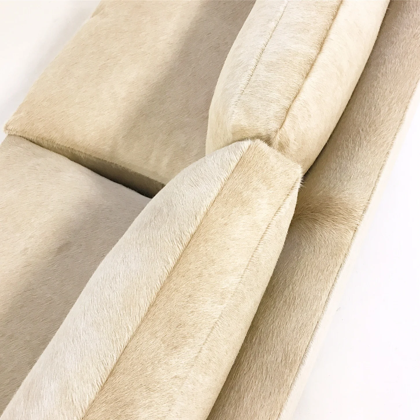 Loveseat in Brazilian Cowhide - Image 7