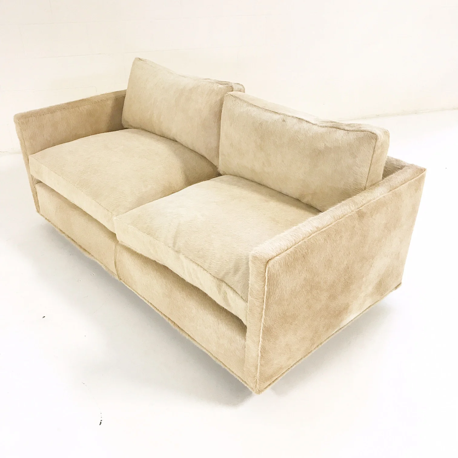 Loveseat in Brazilian Cowhide