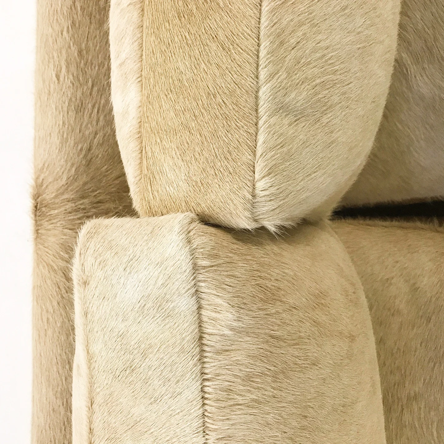 Loveseat in Brazilian Cowhide - Image 7
