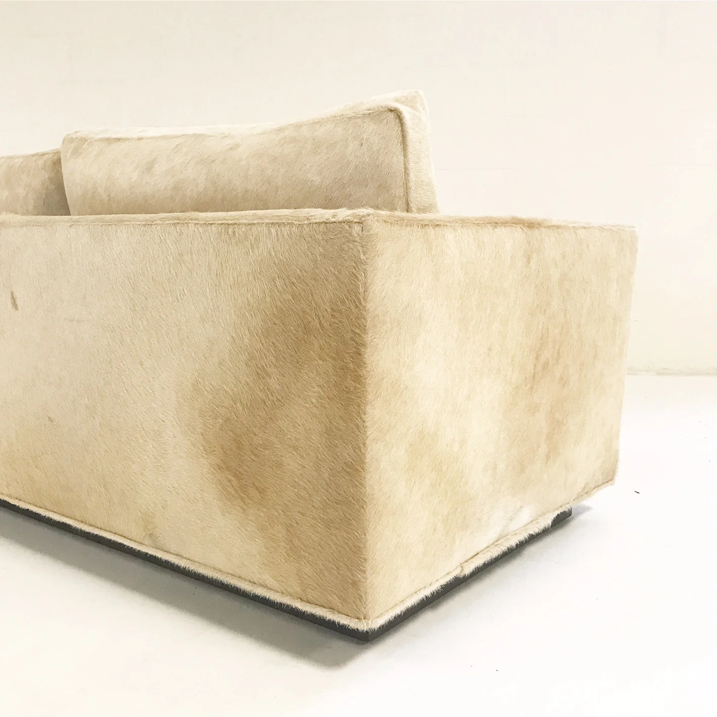 Loveseat in Brazilian Cowhide - Image 9