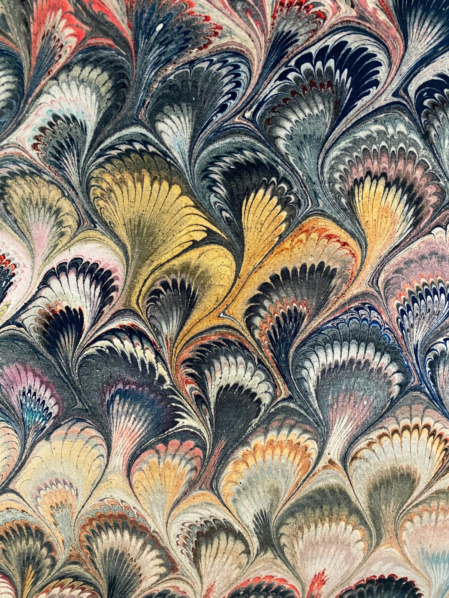 Milo Baughman Style Parsons Chairs in Beata Heuman Marbleized Velvet - Image 13