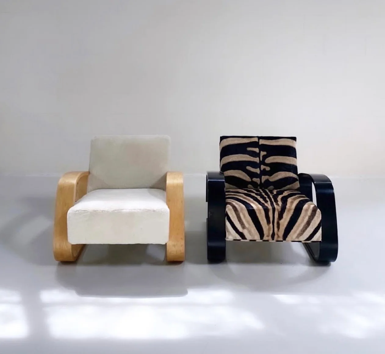 Model 400 "Tank" Lounge Chair in Zebra - Image 4