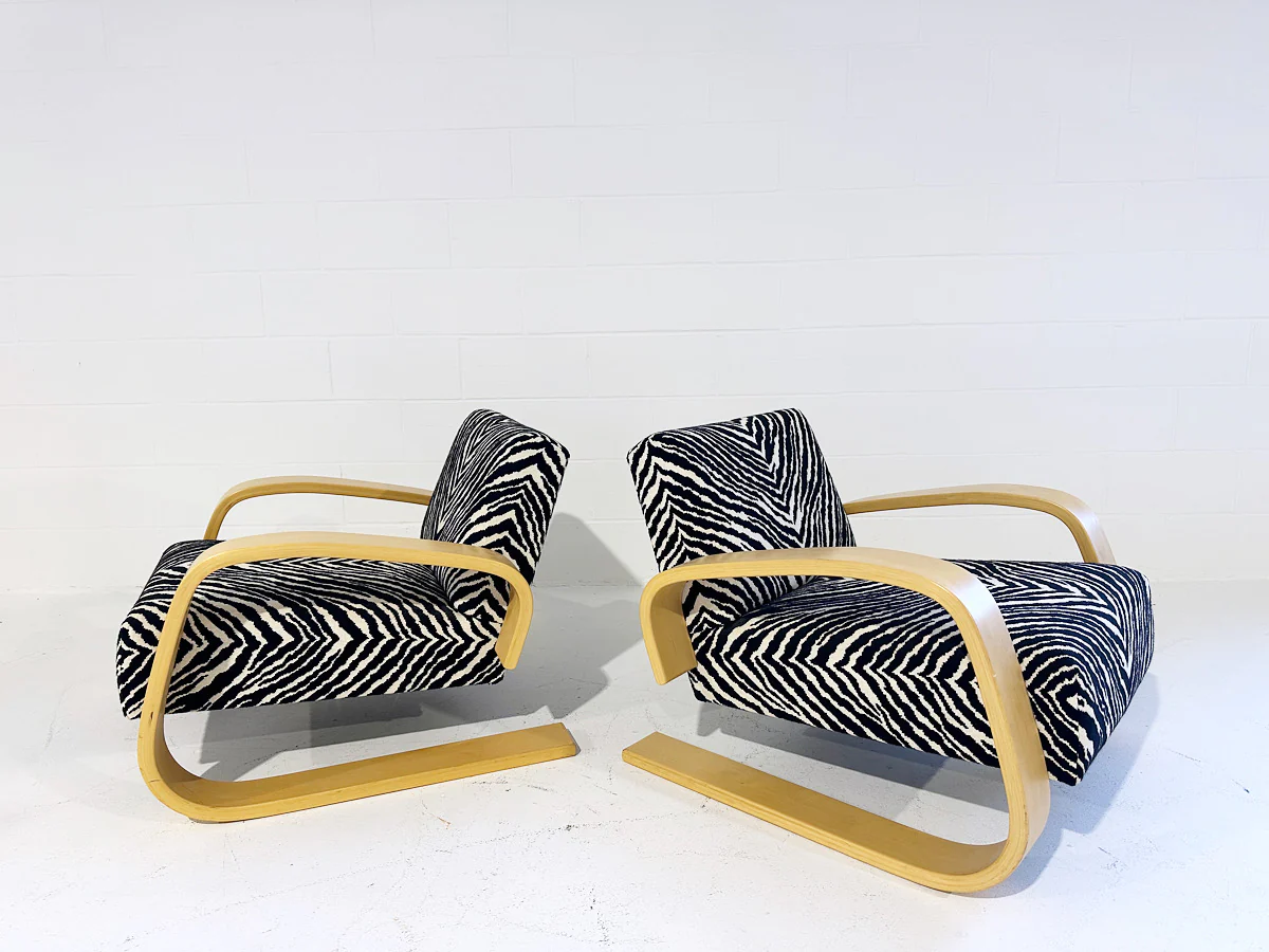Model 37/400 "Tank" Lounge Chairs, Pair - Image 10