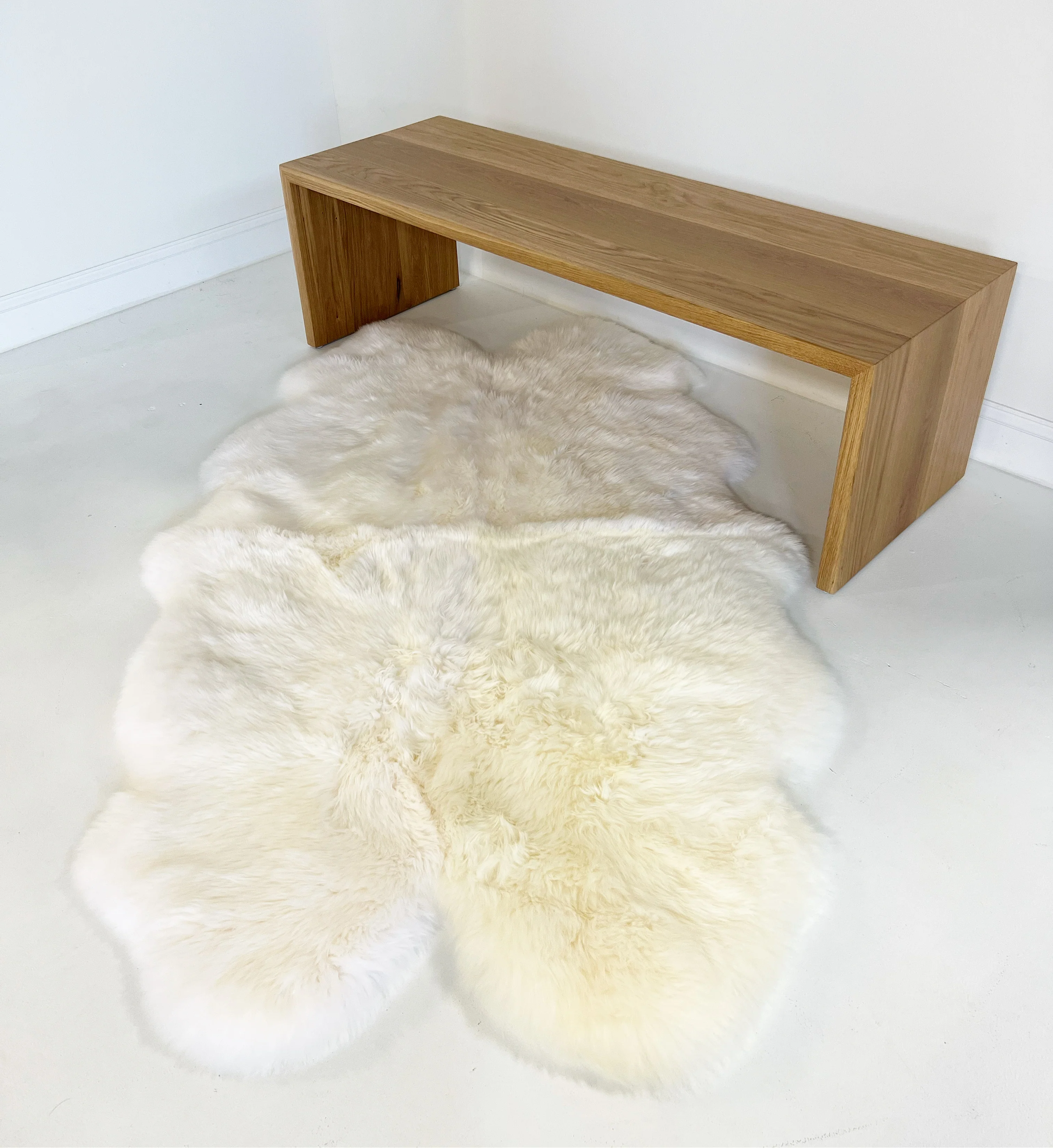 Oak Waterfall Bench, 60 in. - Image 4