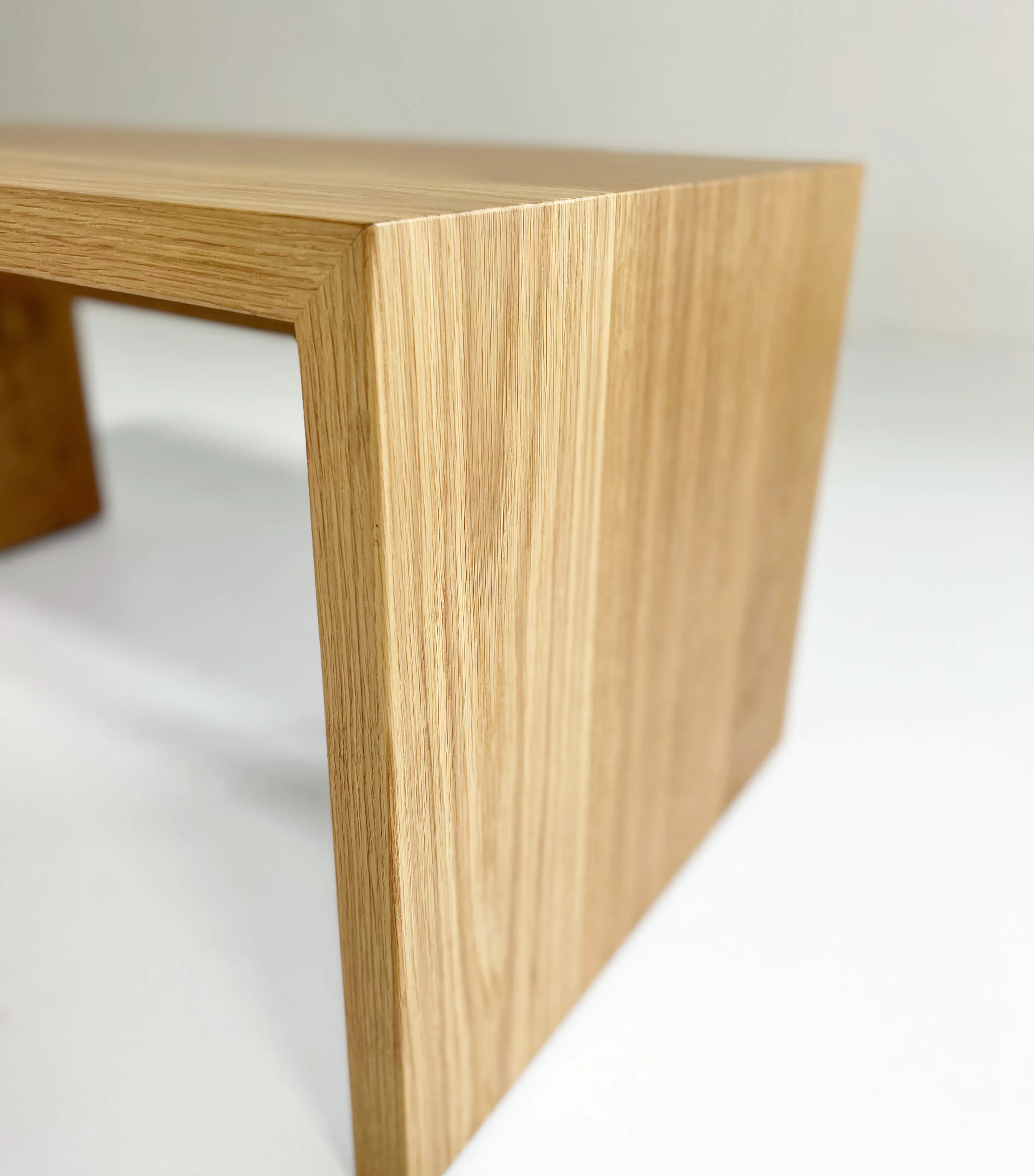 Oak Waterfall Bench, 36 in. - Image 3