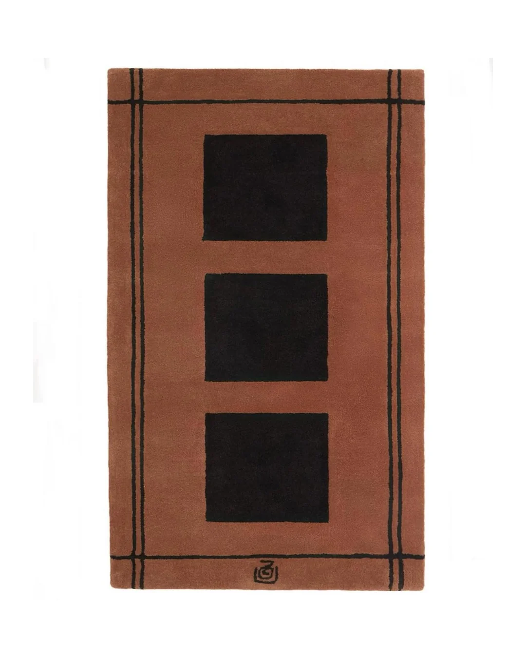 One-of-a-Kind Forsyth Ottoman with Zouzou Rug - Image 3