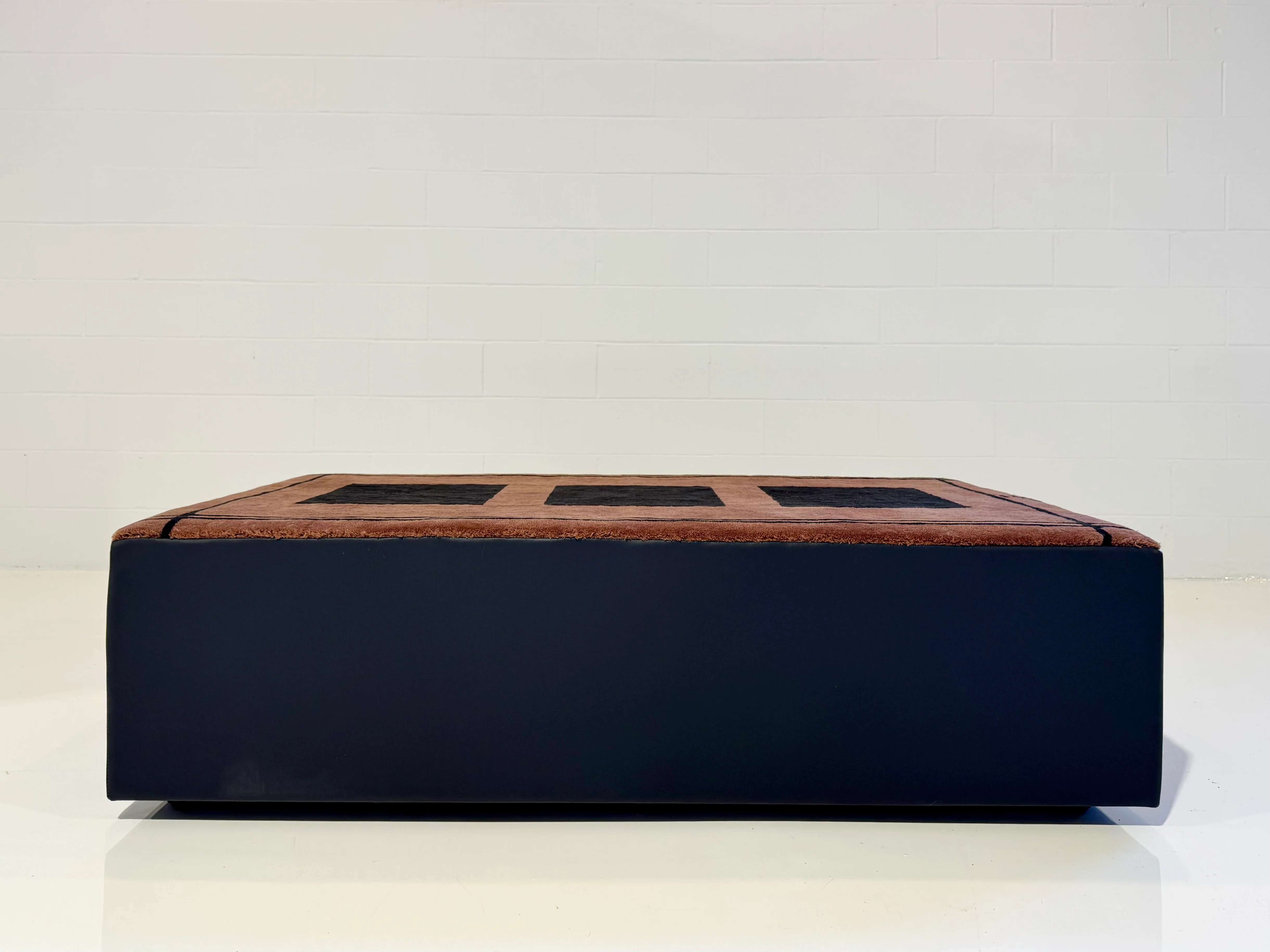 One-of-a-Kind Forsyth Ottoman with Zouzou Rug - Image 4