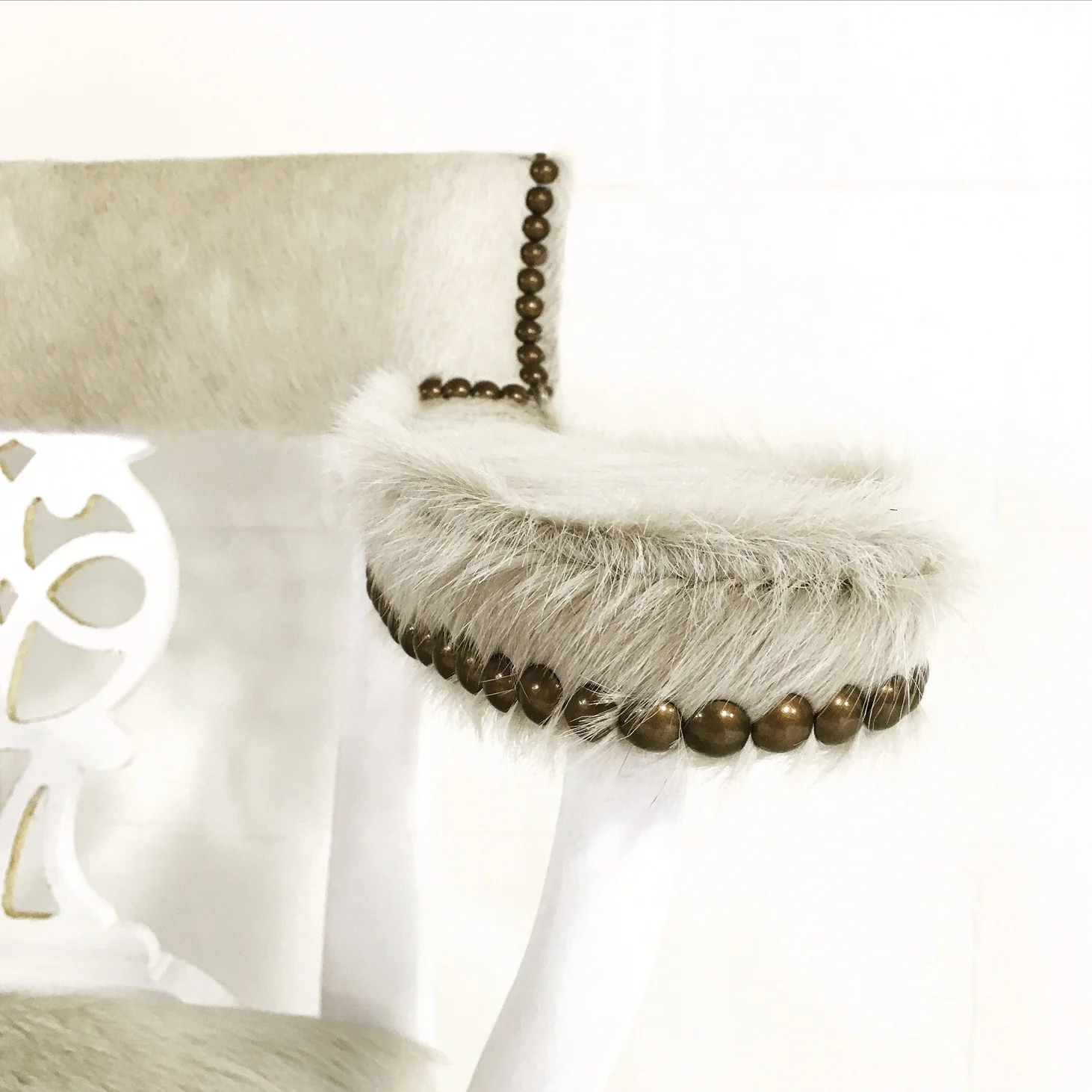 Painted Chairs in Brazilian Cowhide, pair - Image 8