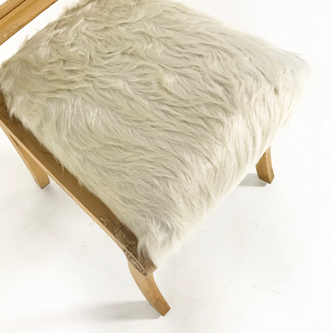 French Side Chairs in Brazilian Cowhide, set of 4 - Image 7
