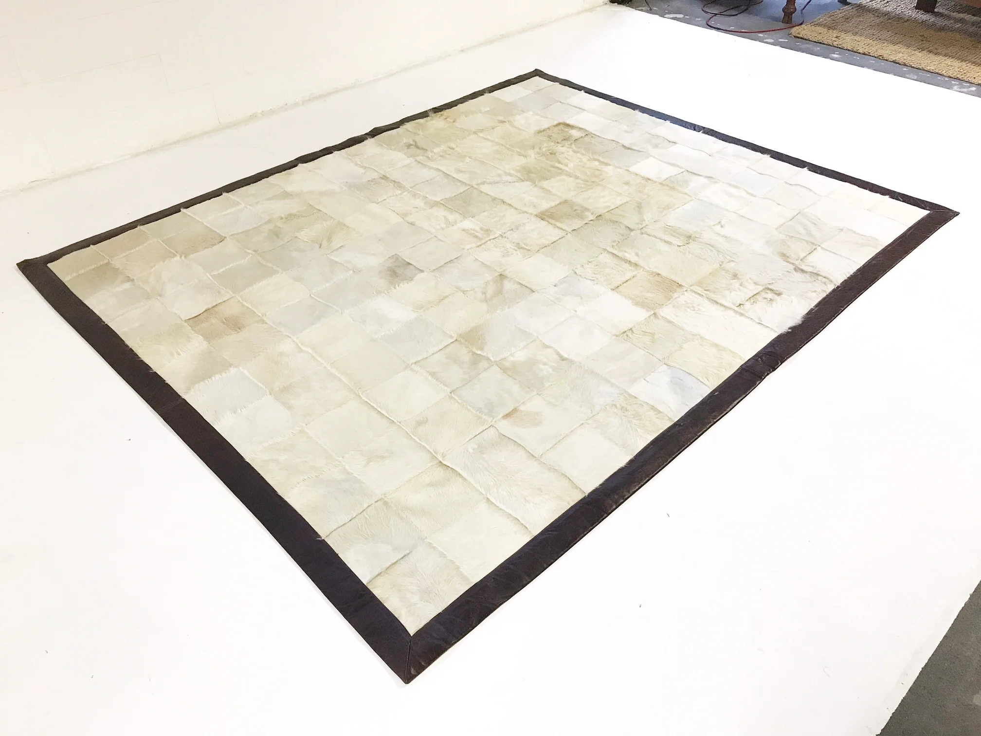 Bespoke Cowhide Patchwork Rug - Image 5