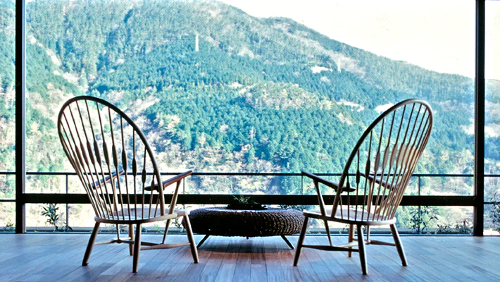 Peacock Lounge Chairs, pair - Image 10